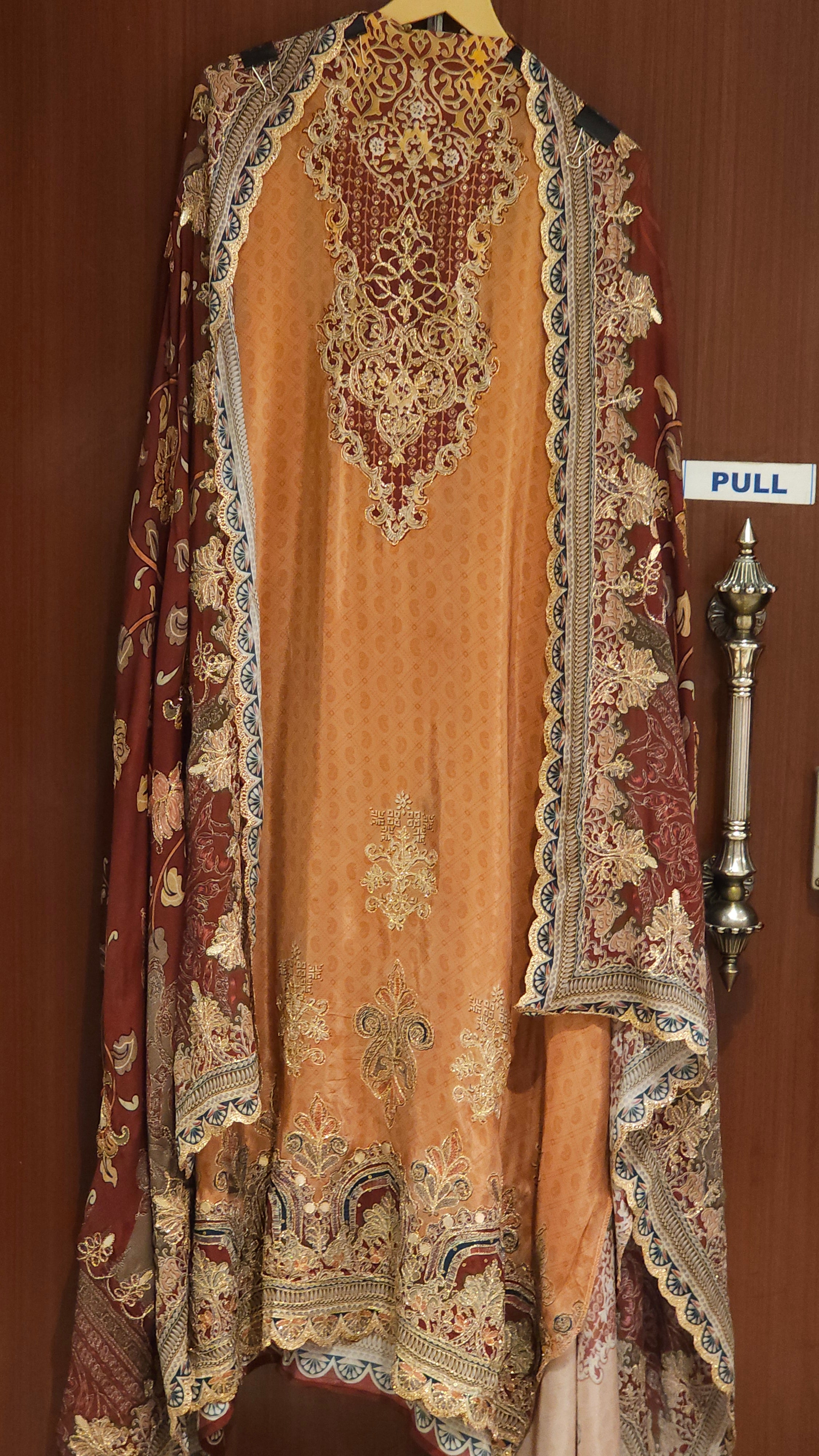 Restocked-Crepe Digital Print Embroidery Suit