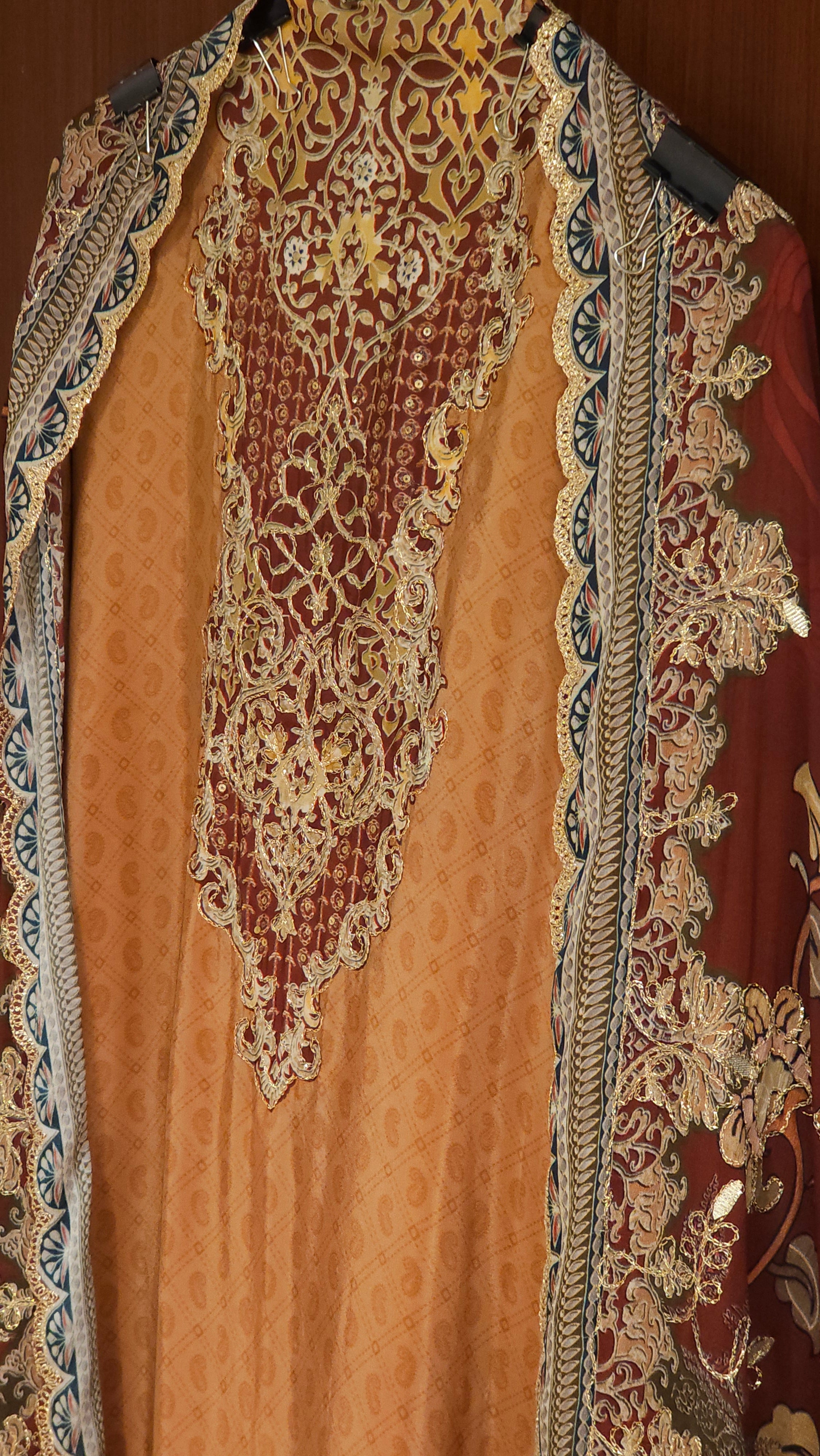 Restocked-Crepe Digital Print Embroidery Suit