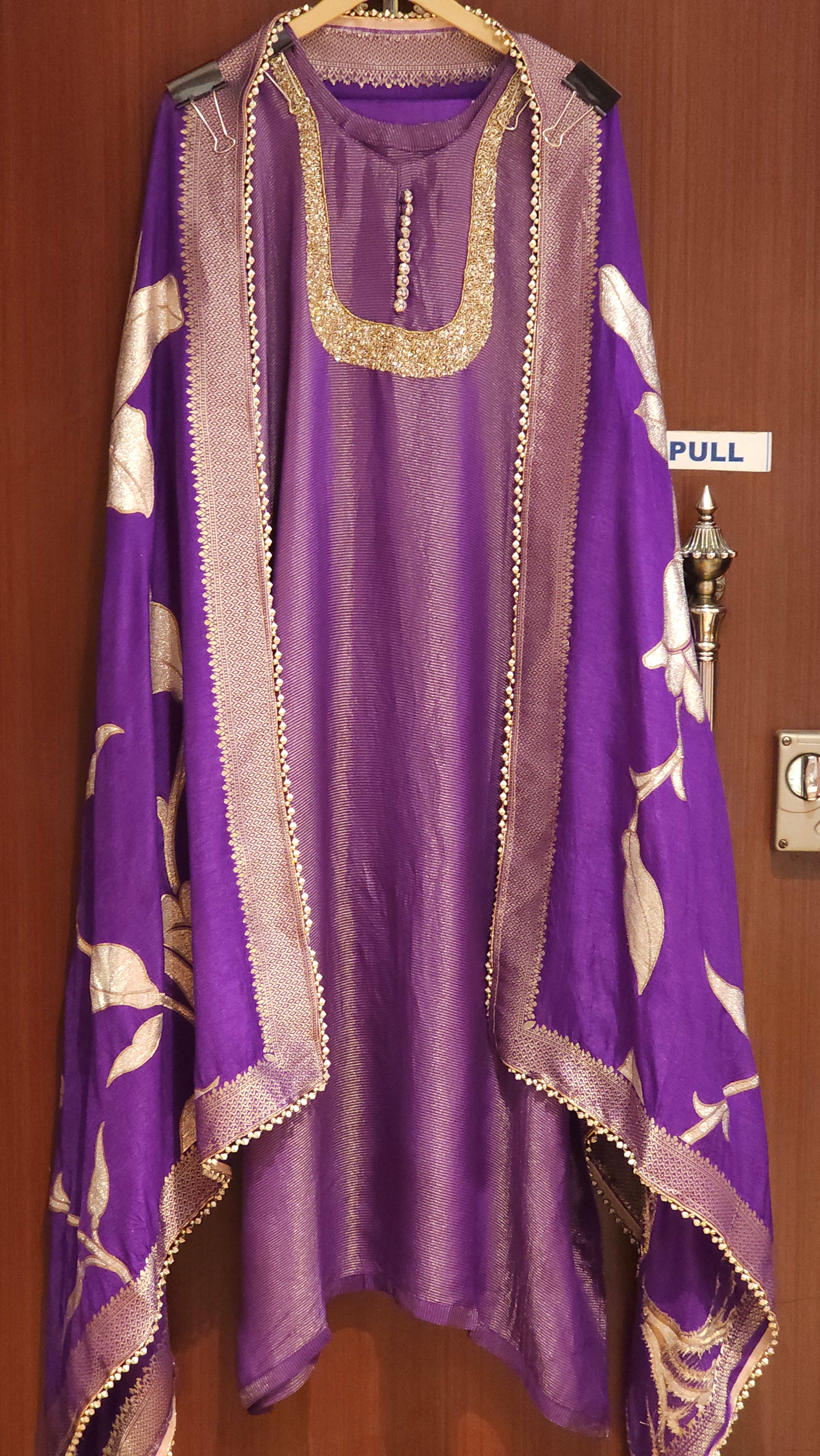 U Neck Handworked Suit Now in New Colours
