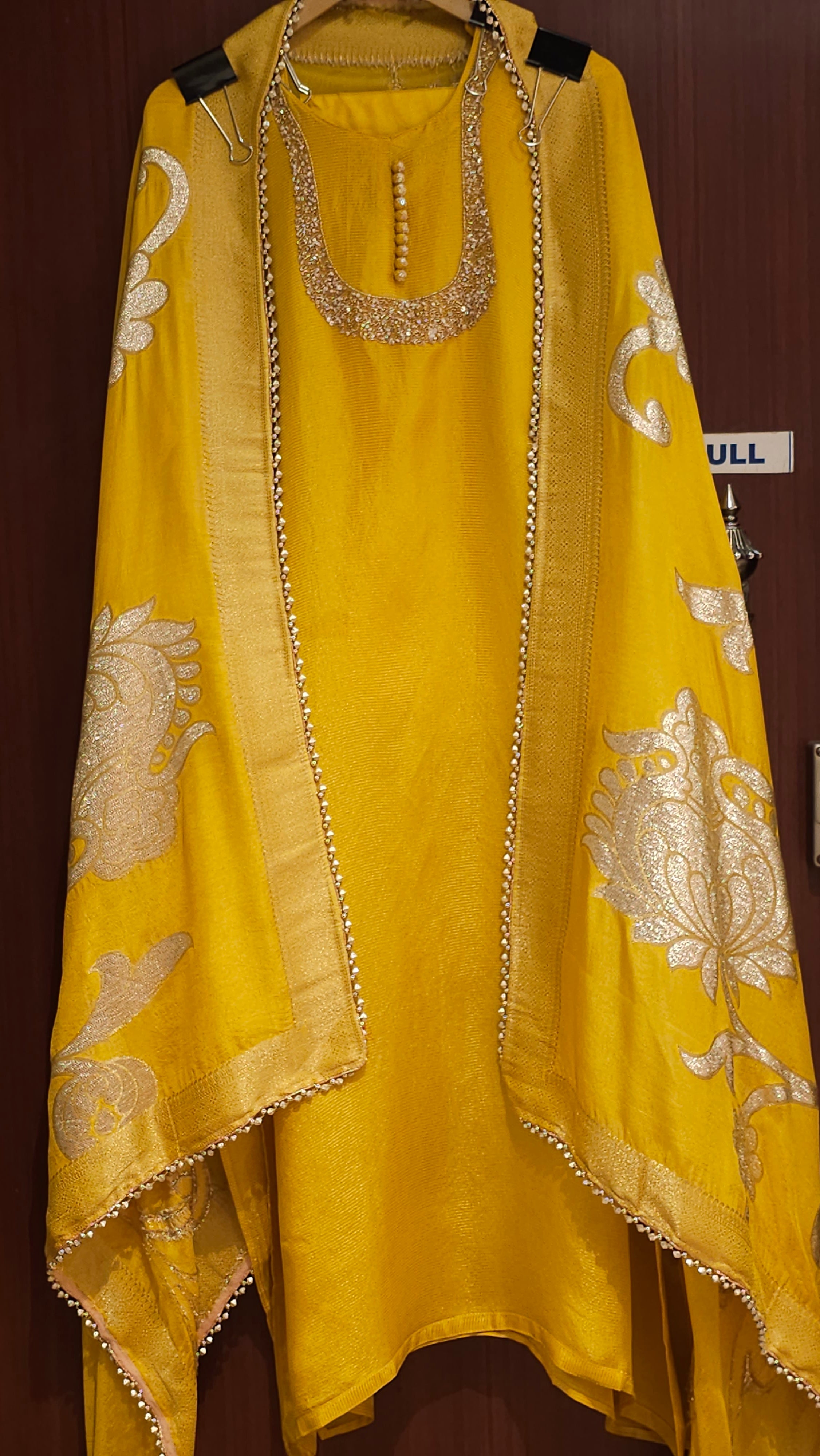 U Neck Handworked Suit Now in New Colours