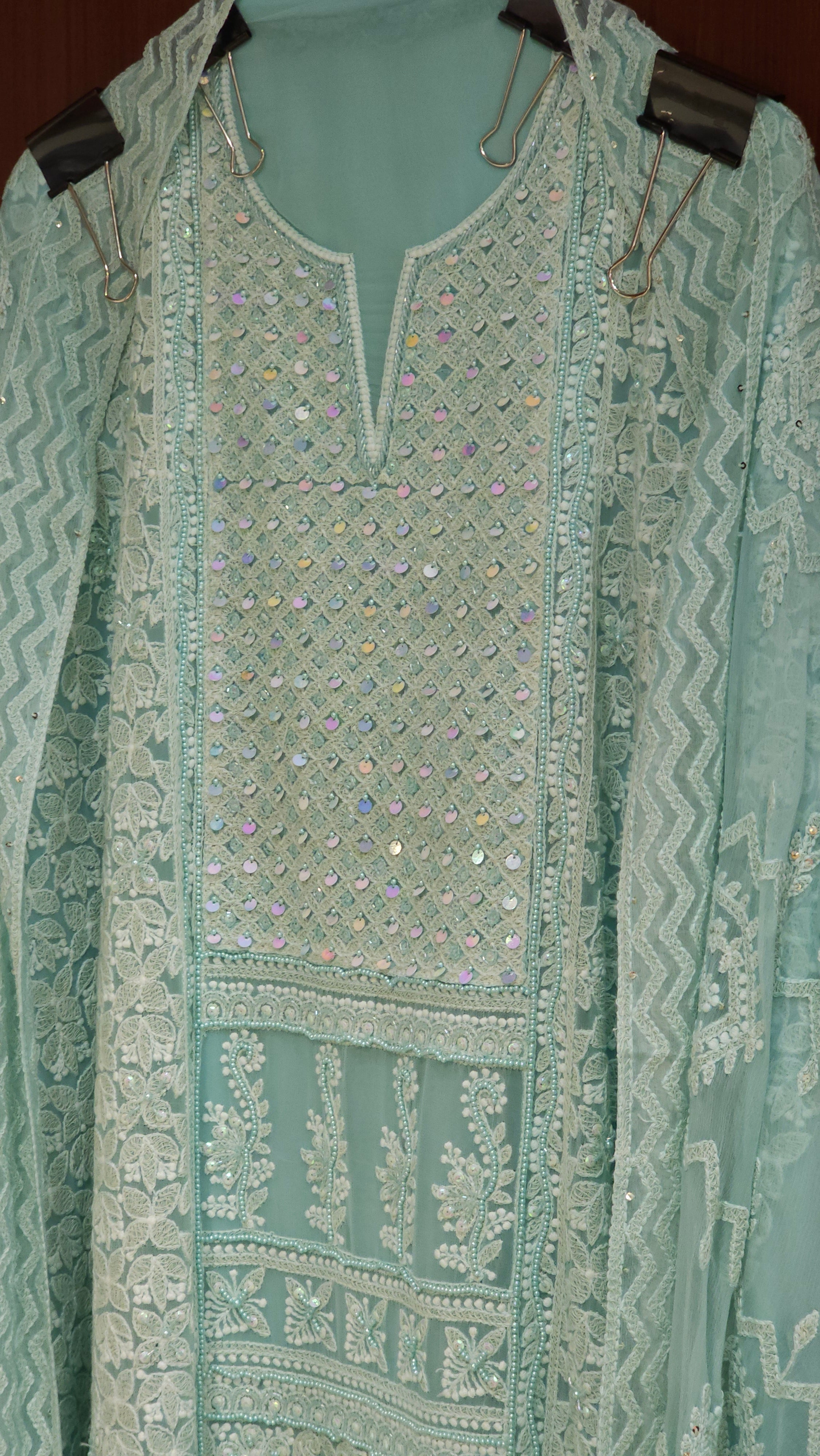 Original Premiun Lucknowi Georgette Suits