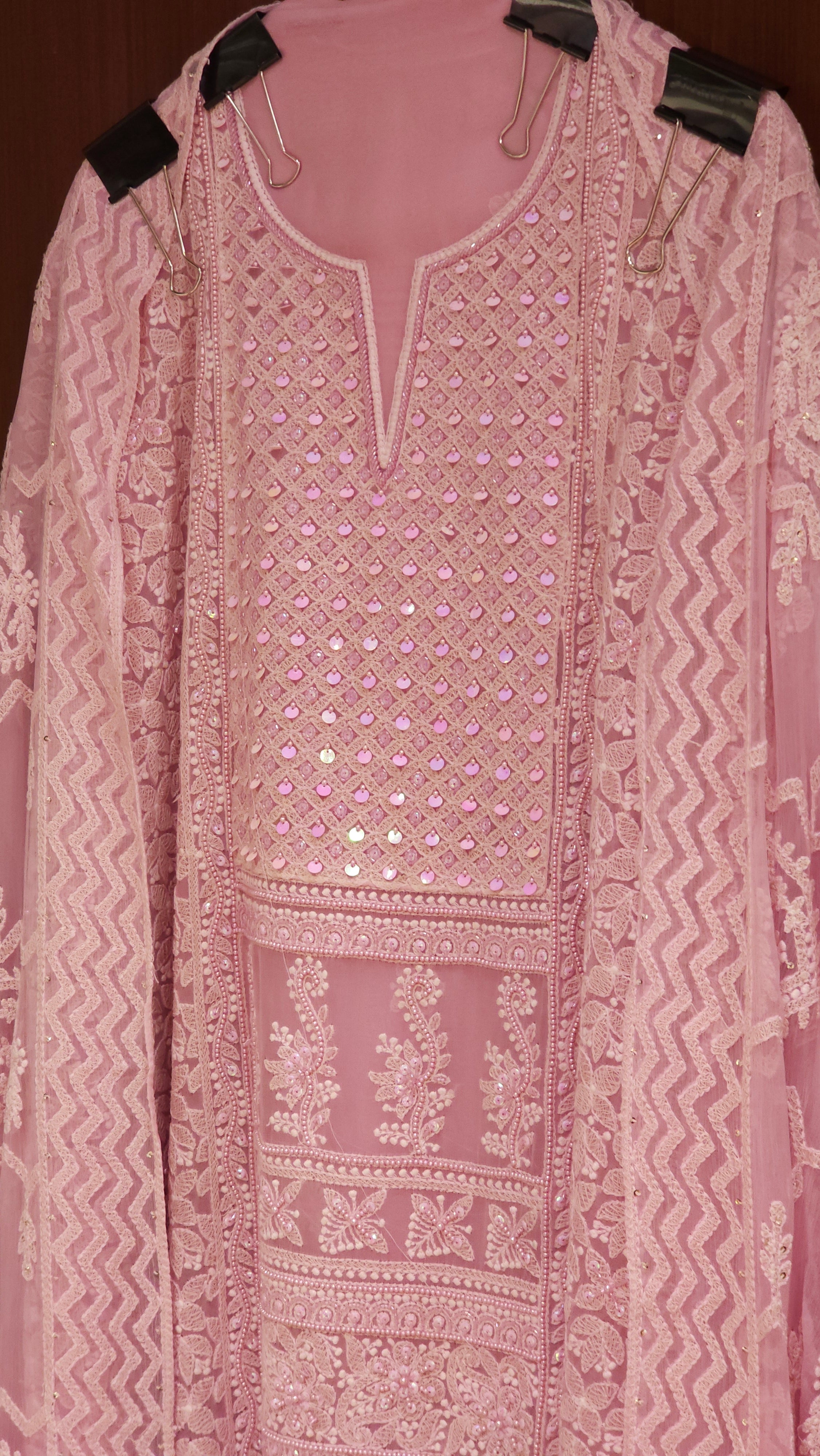 Original Premiun Lucknowi Georgette Suits
