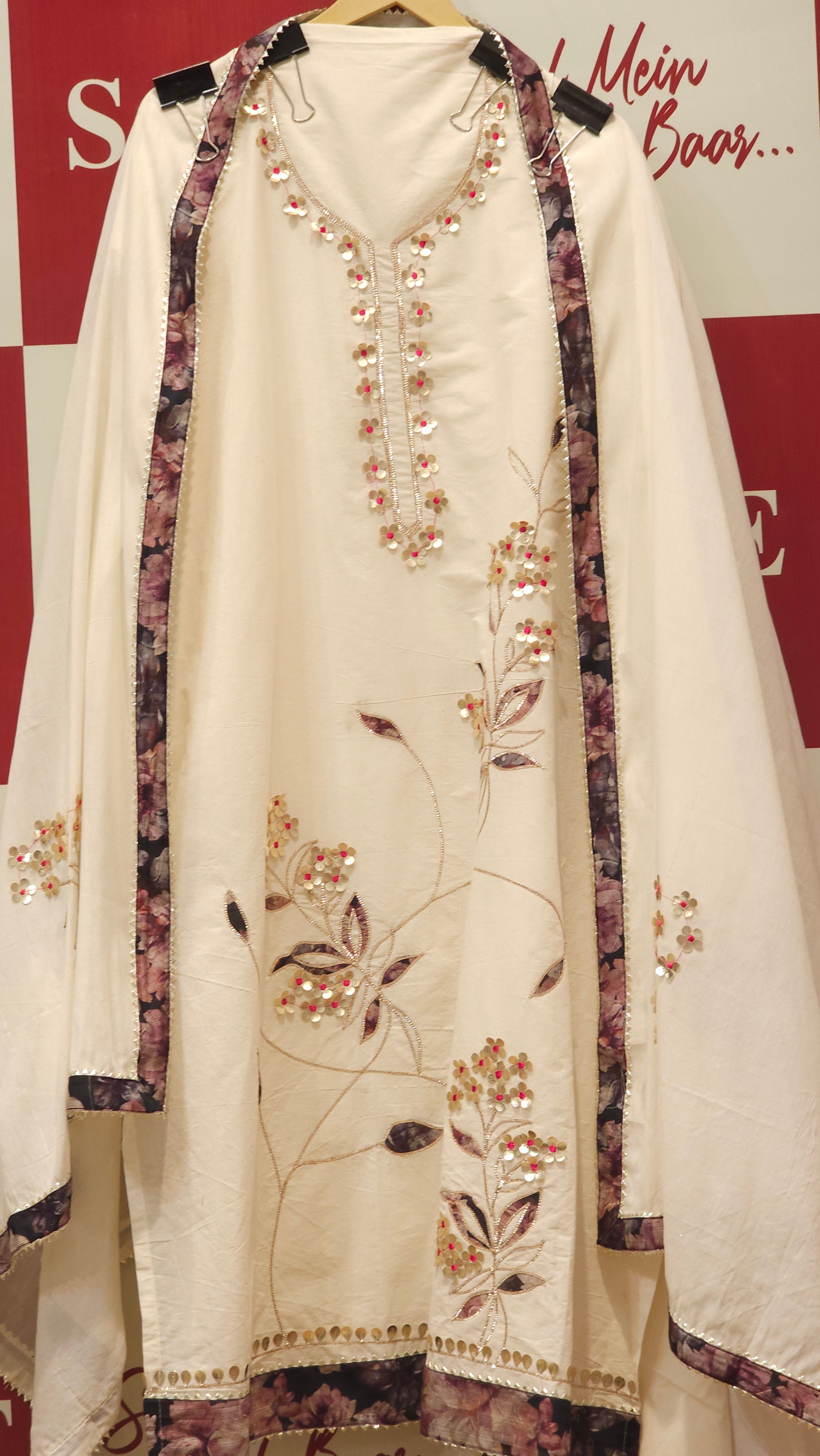 Popping Flower Suit – Pure Cotton