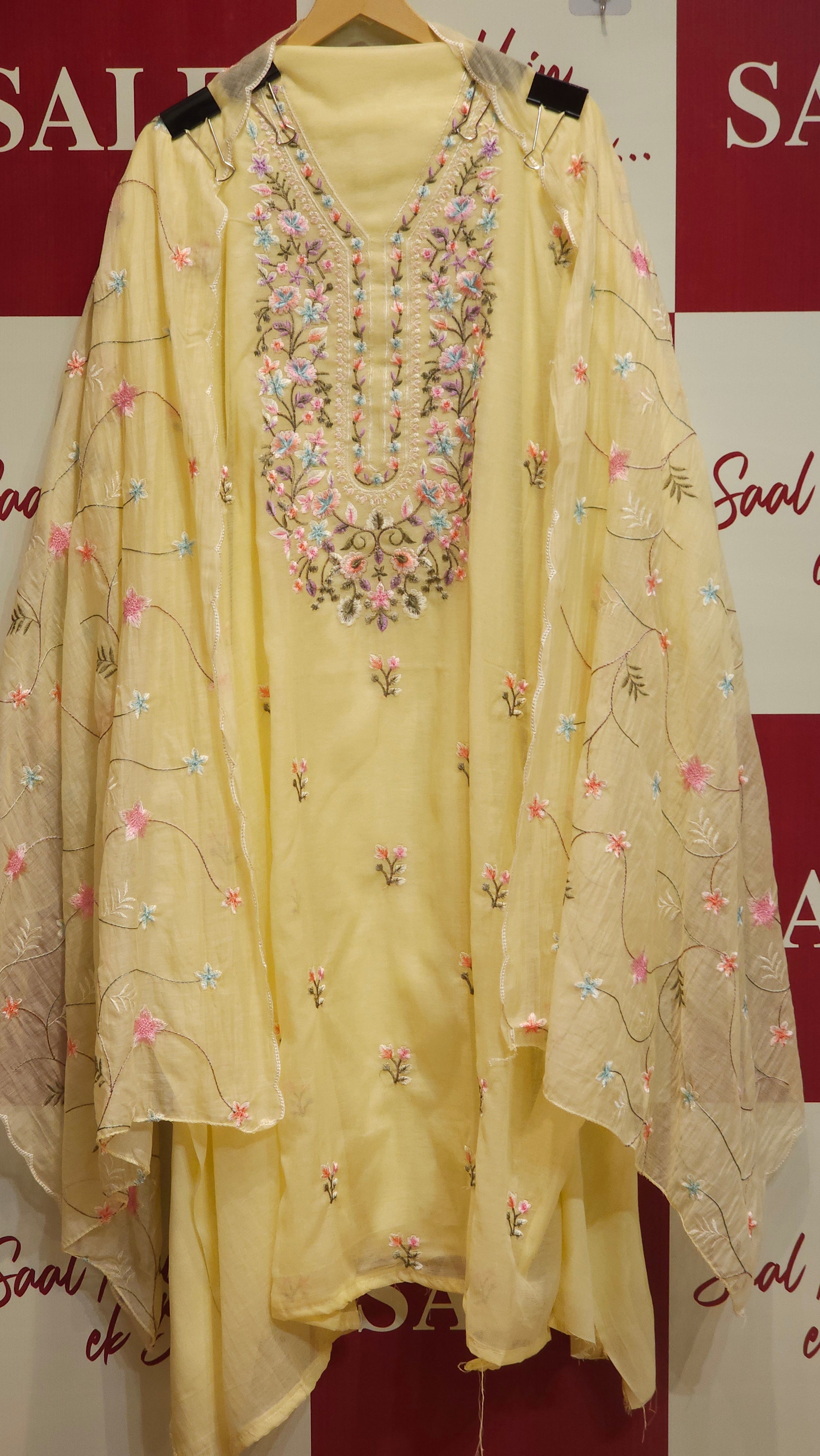 Mul Chanderi – Parsi Embroidered Elegance