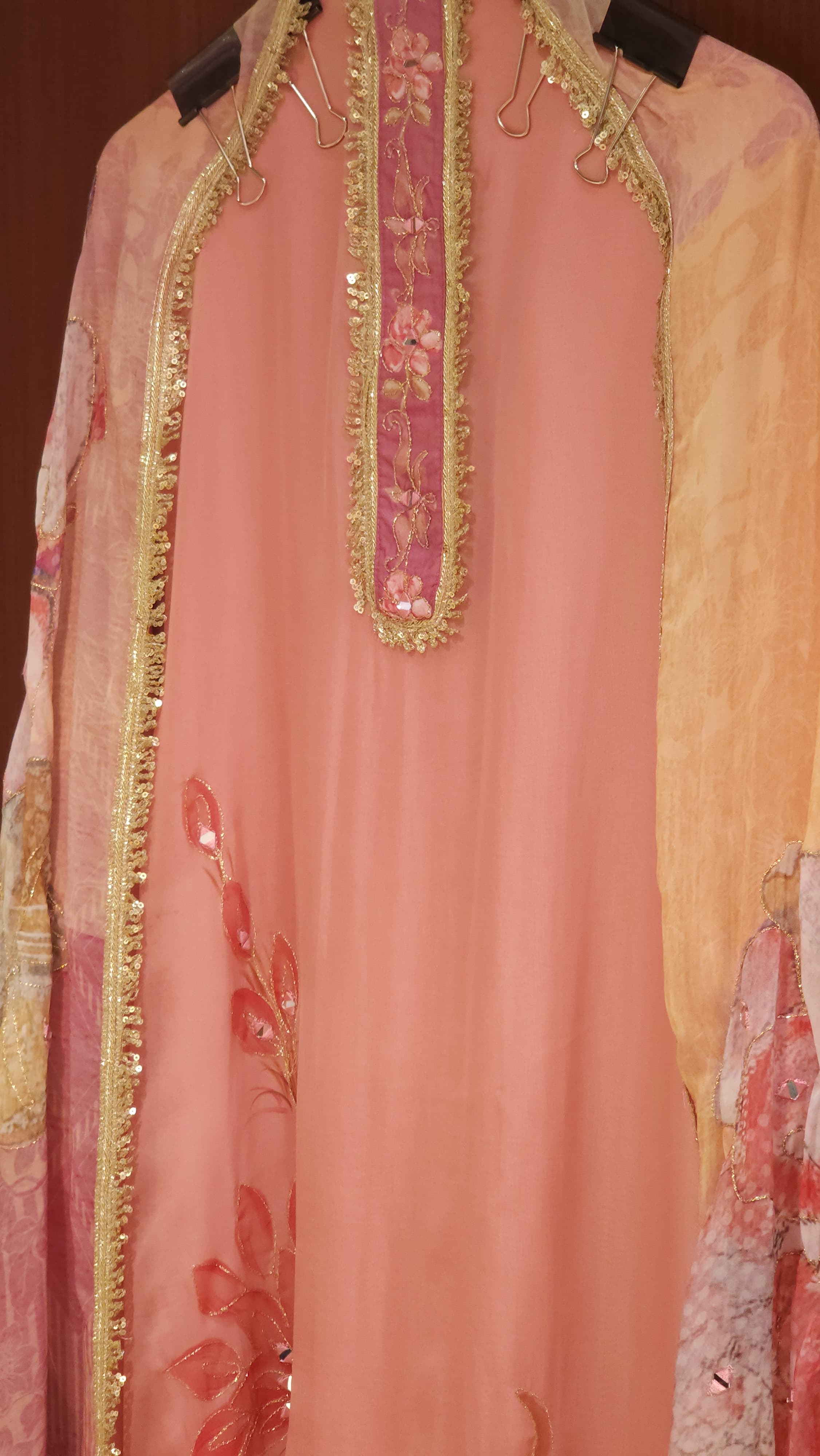 Elegant Summer Launch – Hand-Painted Organza Suit