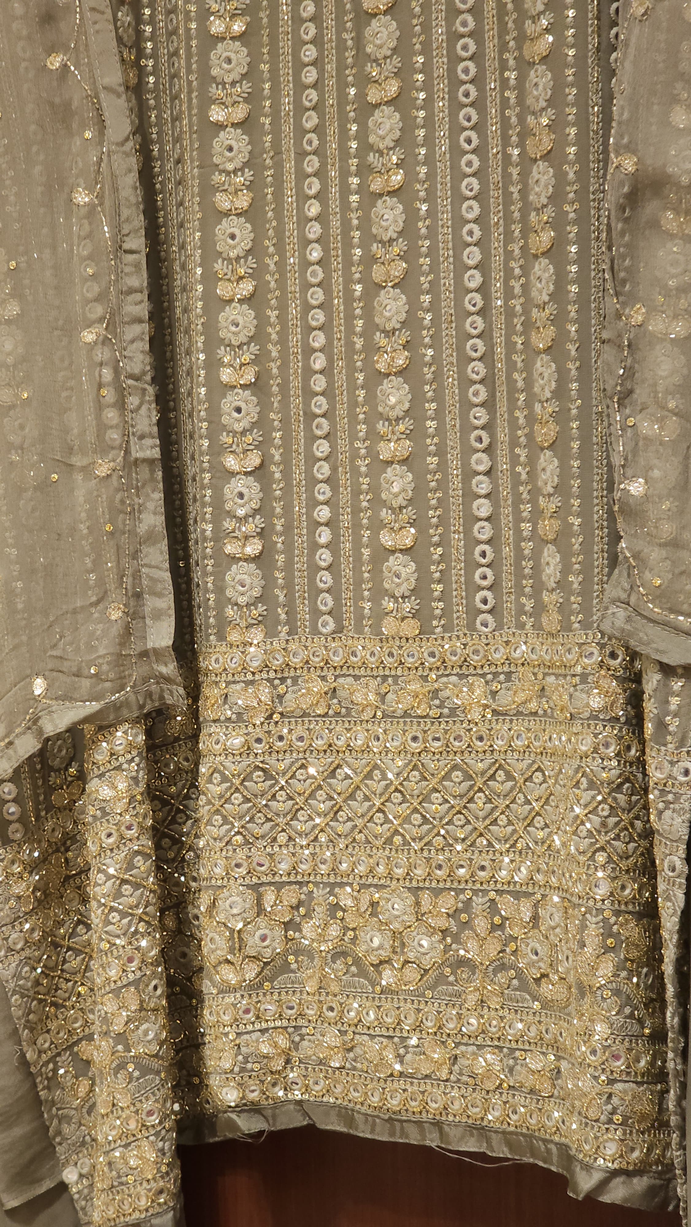 Embroidered Georgette Lucknowi Suits