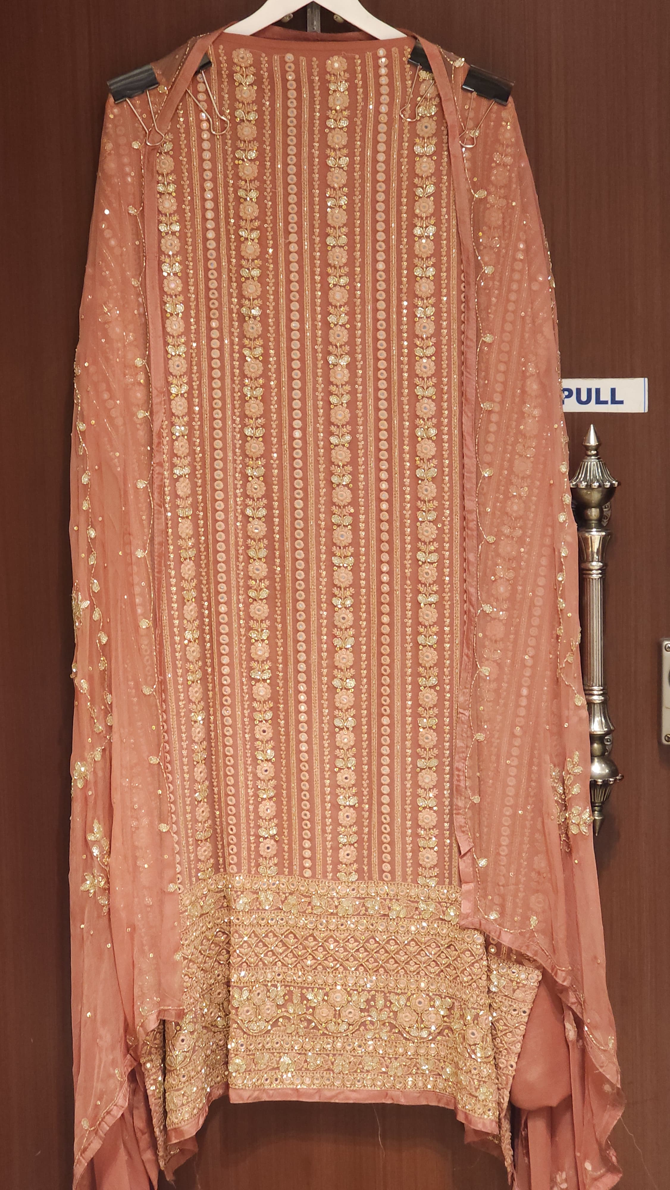 Embroidered Georgette Lucknowi Suits