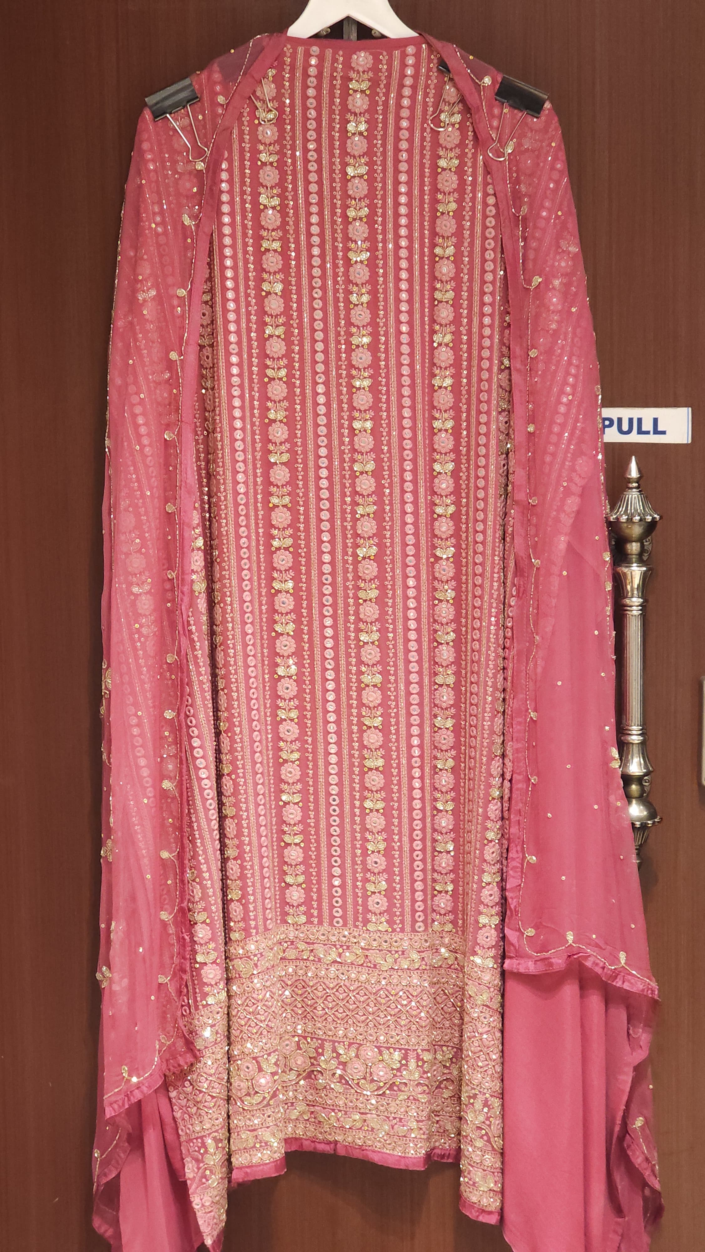Embroidered Georgette Lucknowi Suits
