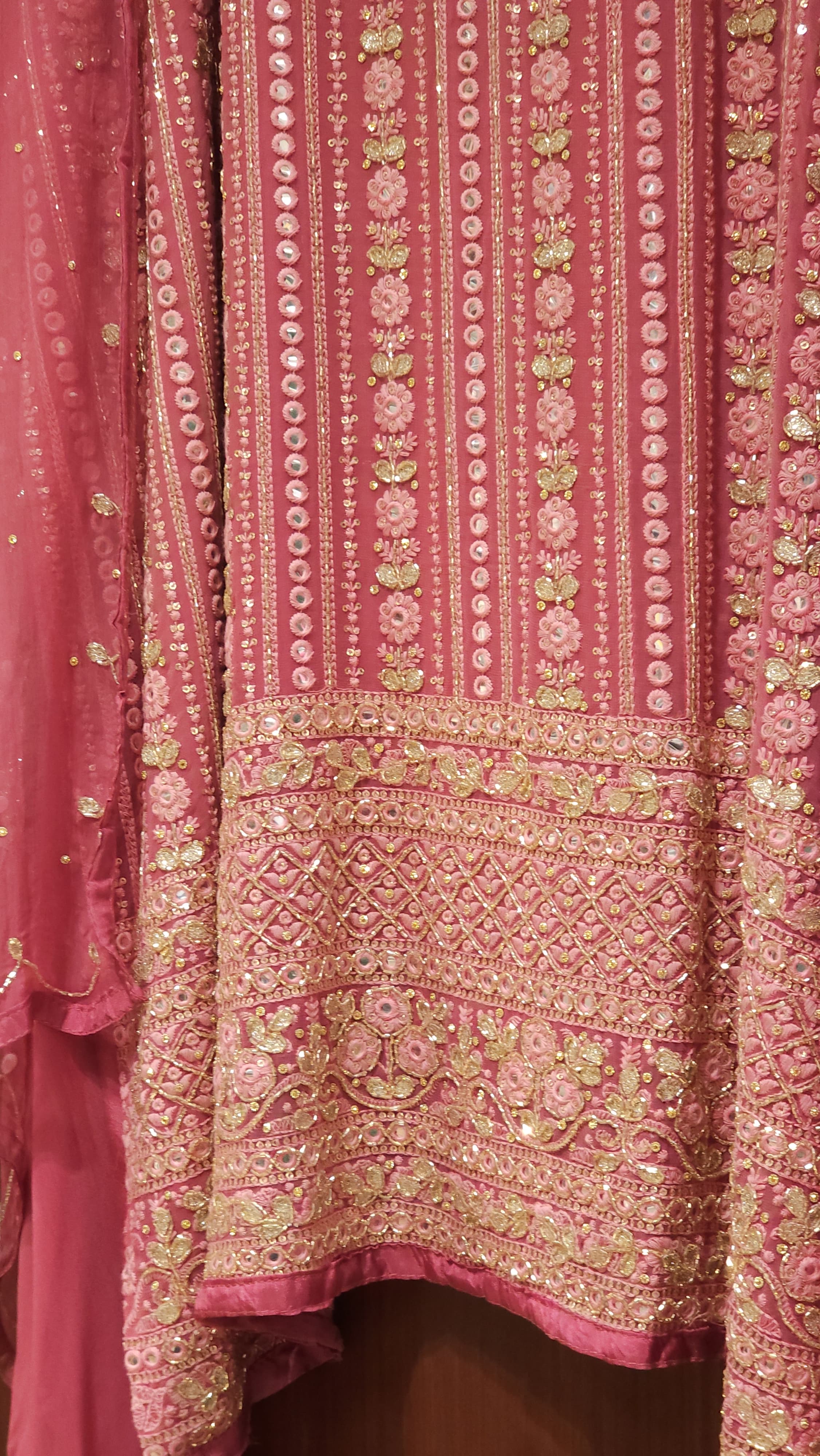 Embroidered Georgette Lucknowi Suits