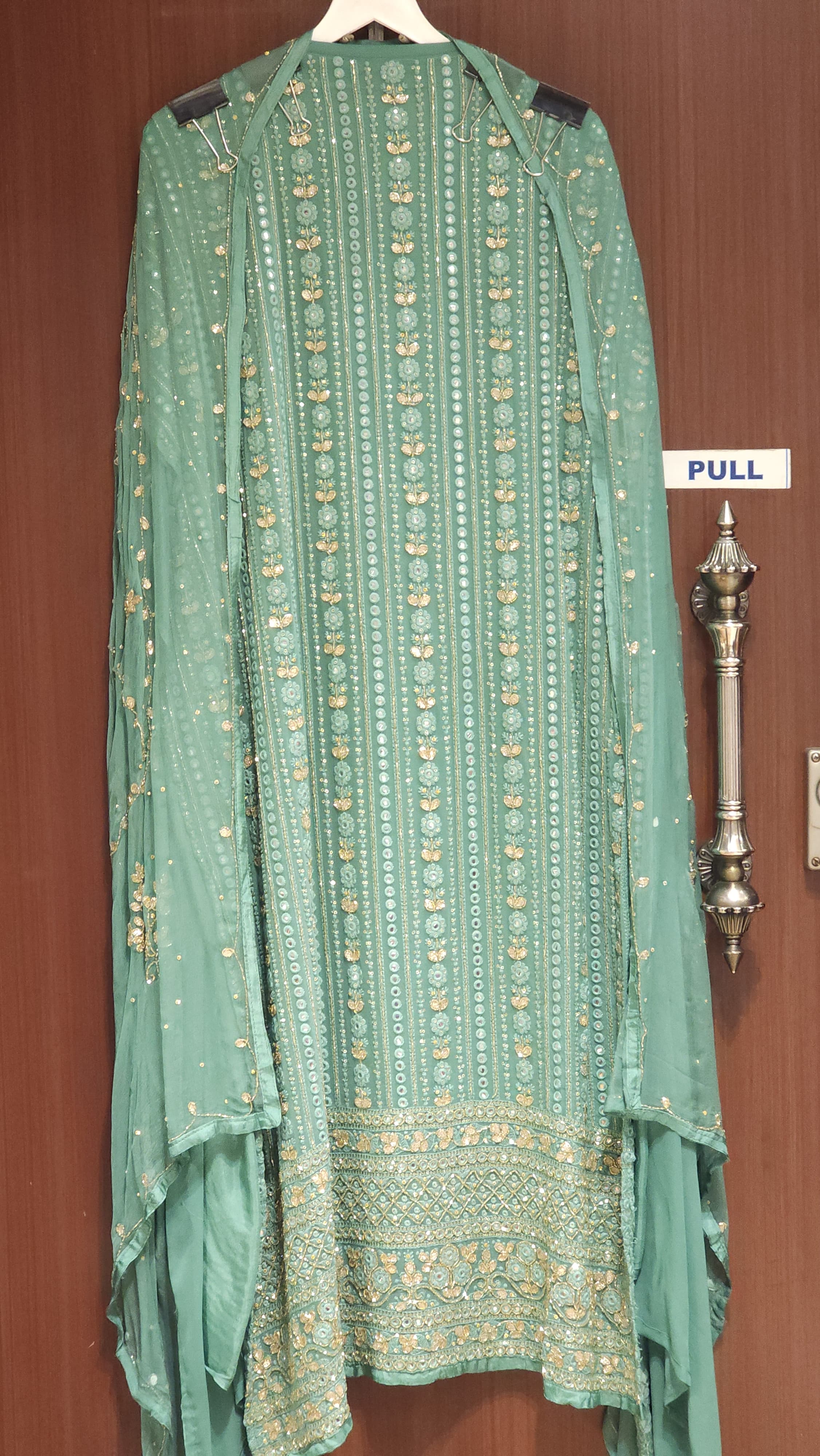 Embroidered Georgette Lucknowi Suits