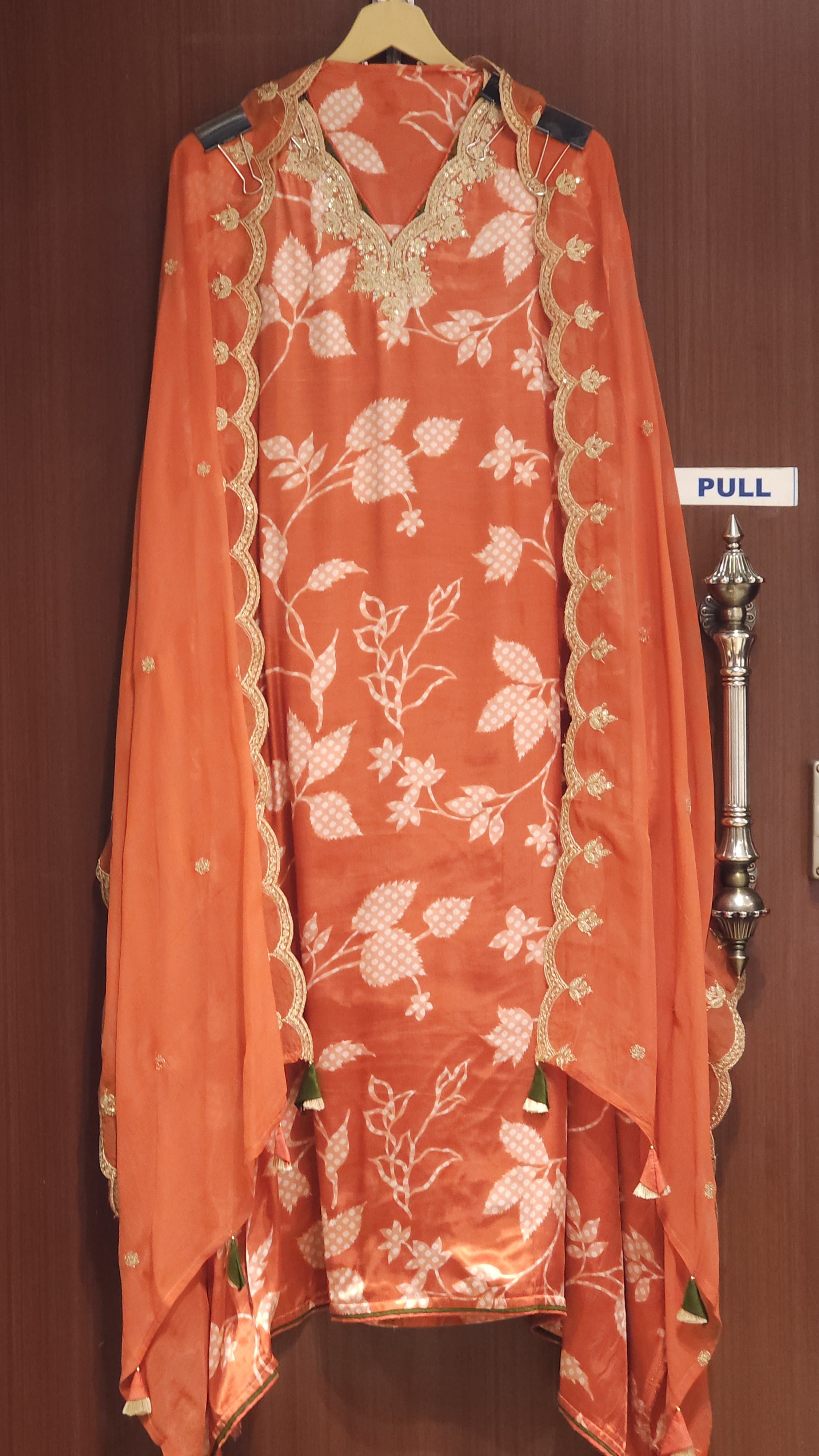 Gaji & Muga Silk Feel Suits