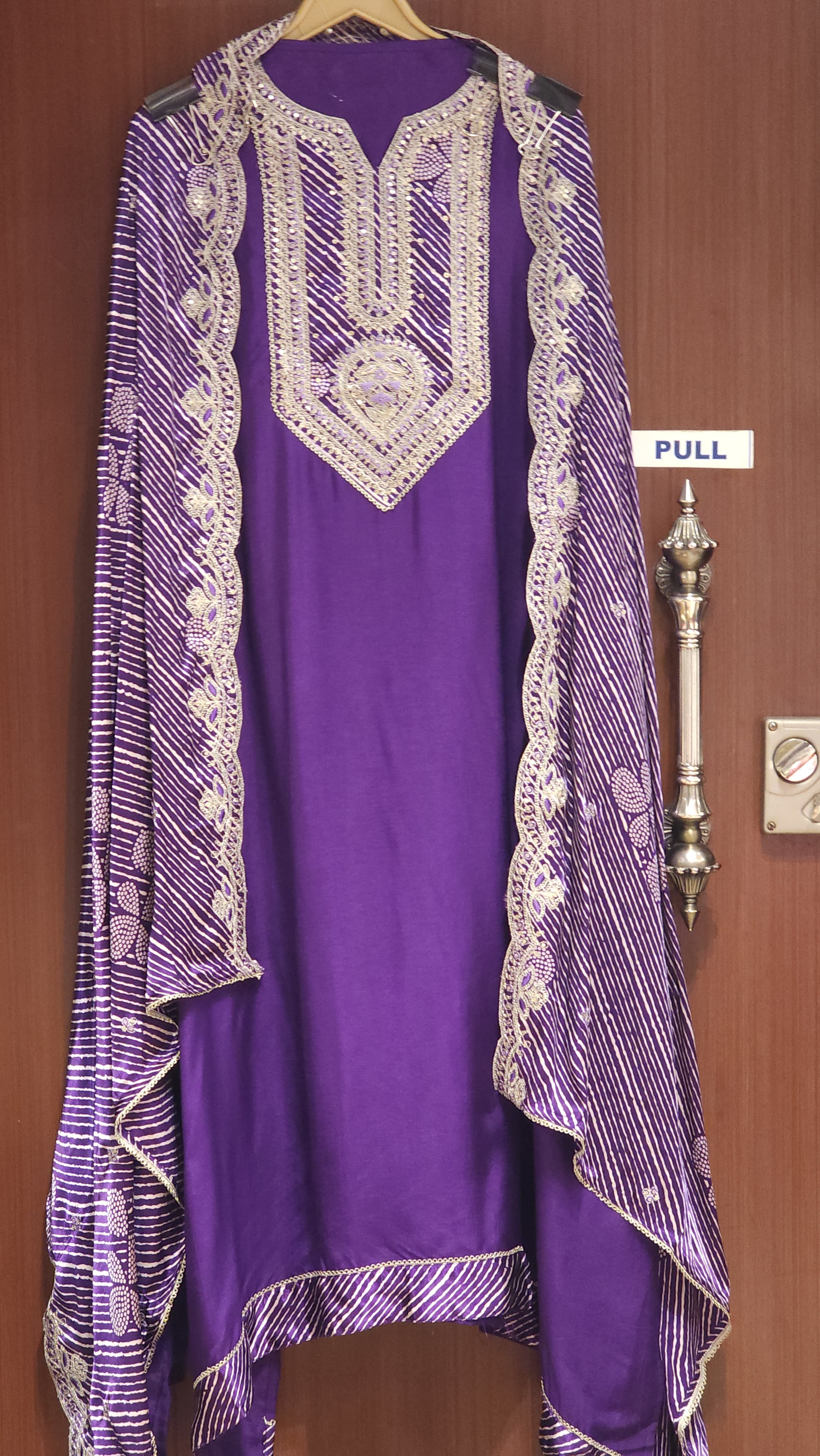 Gaji & Muga Silk Feel Suits