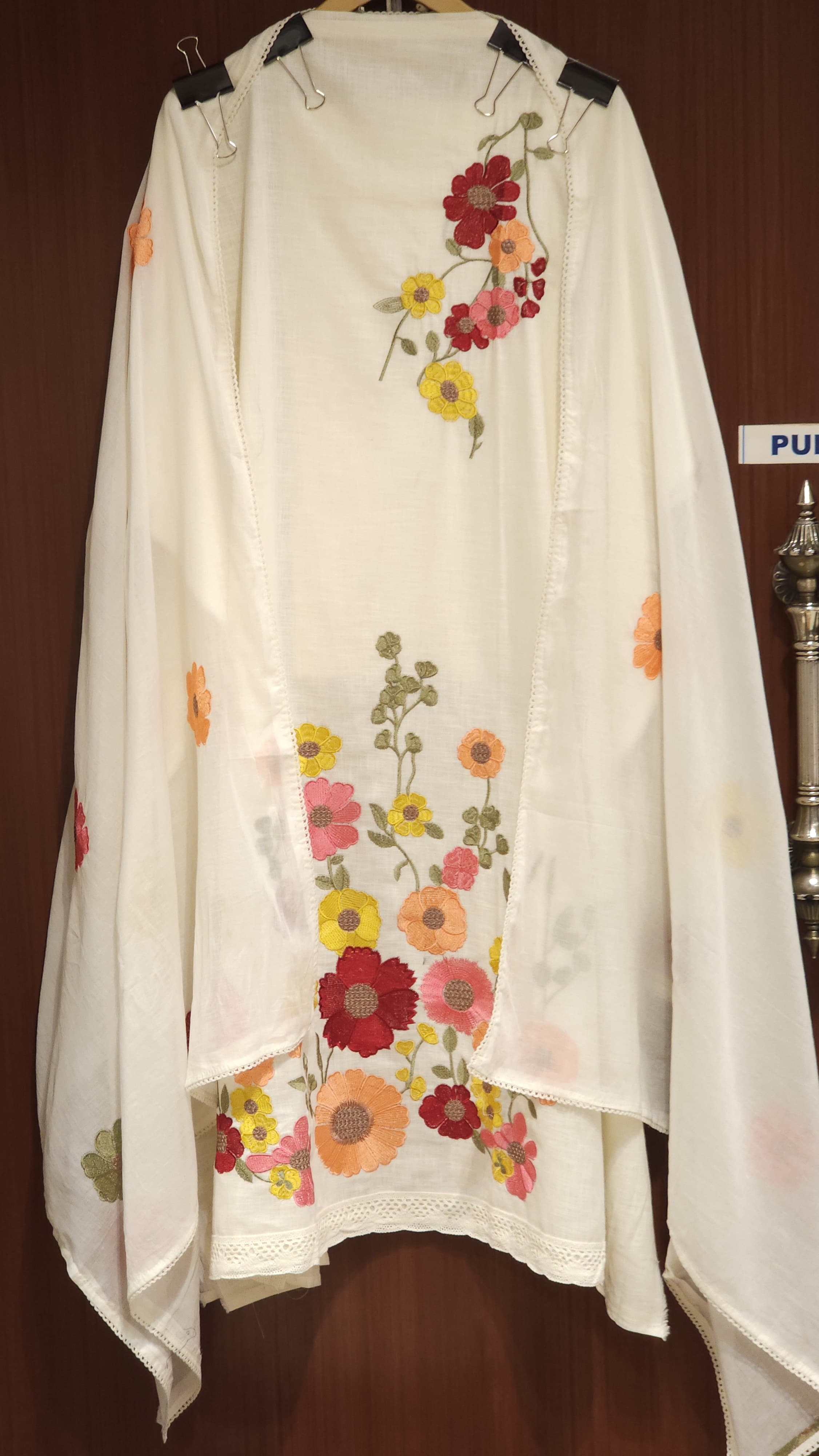 Floral Elegance – Linen Cotton Suit