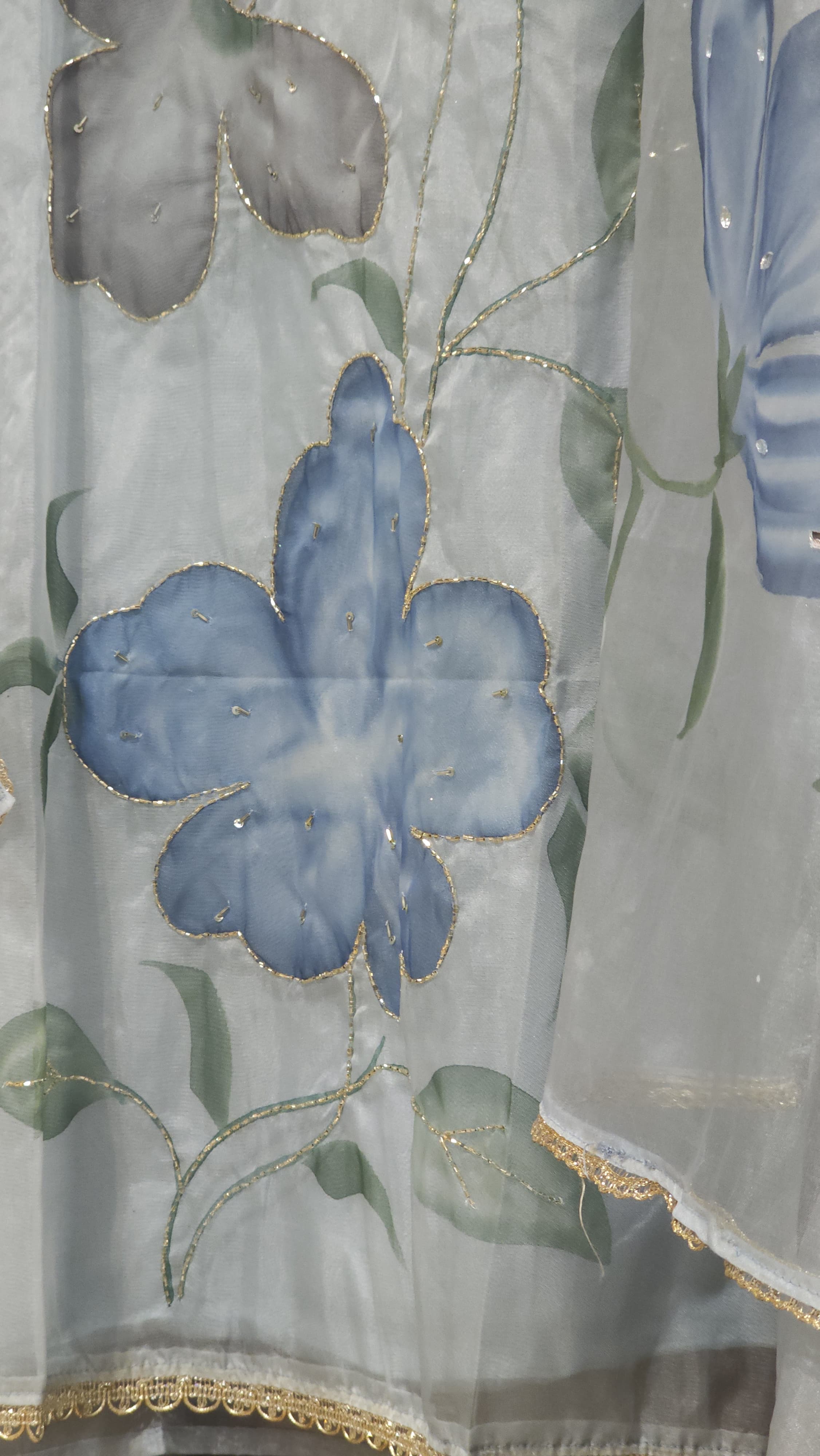 Brush Painted Glass Organza – New Colour Added