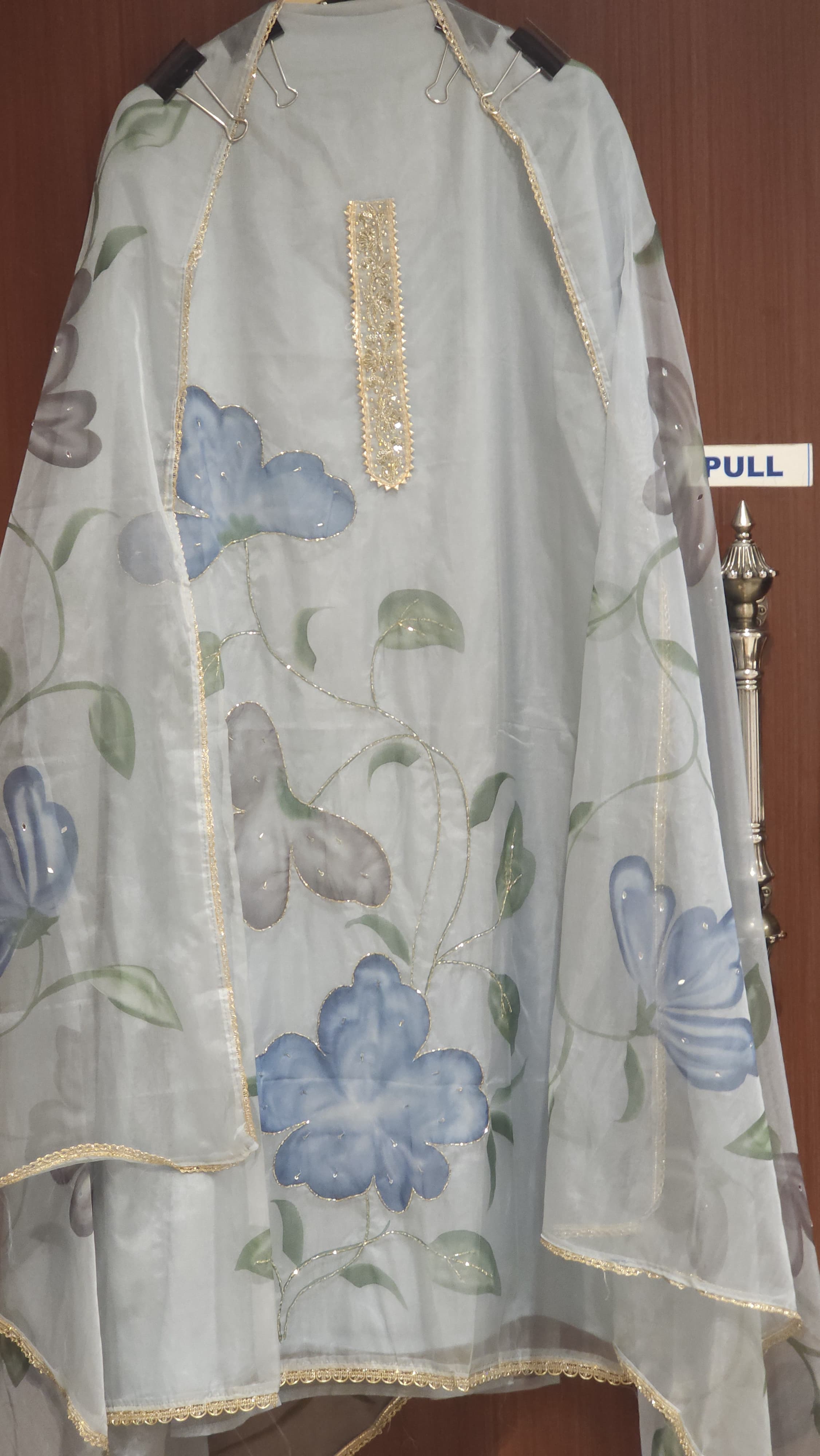Brush Painted Glass Organza – New Colour Added