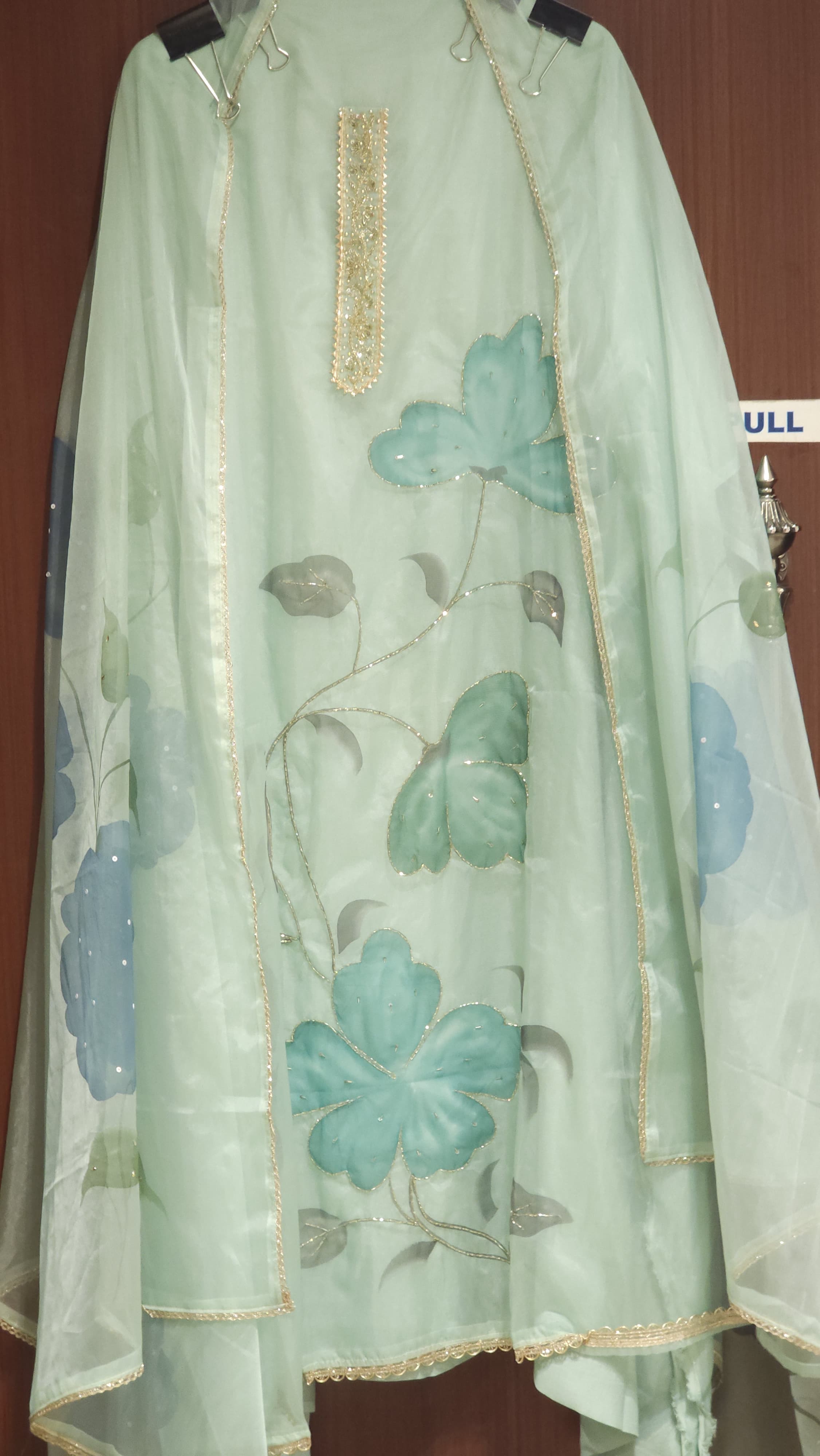 Brush Painted Glass Organza – New Colour Added