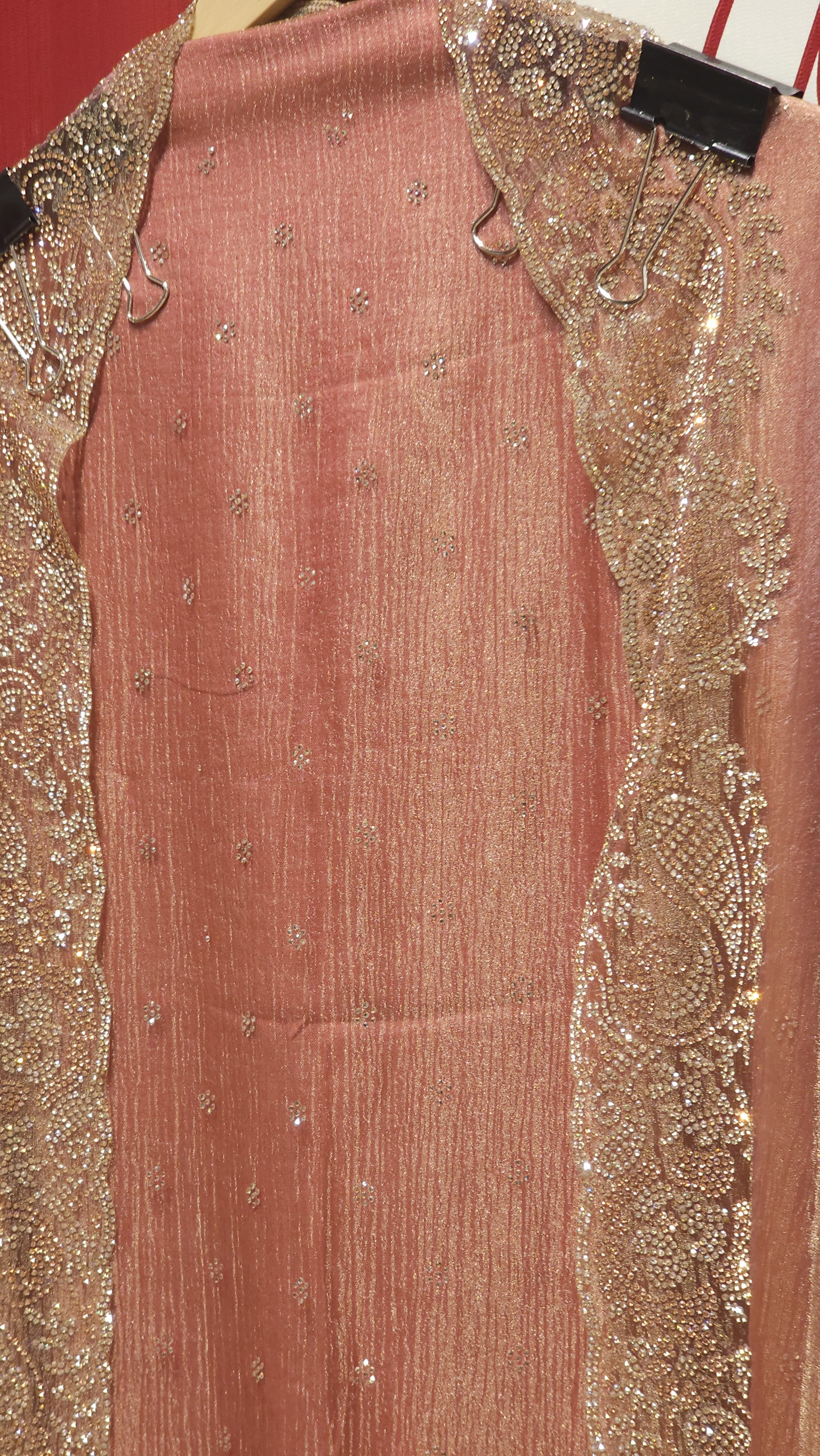 Swarovski Glam in Pure Crushed Tissue