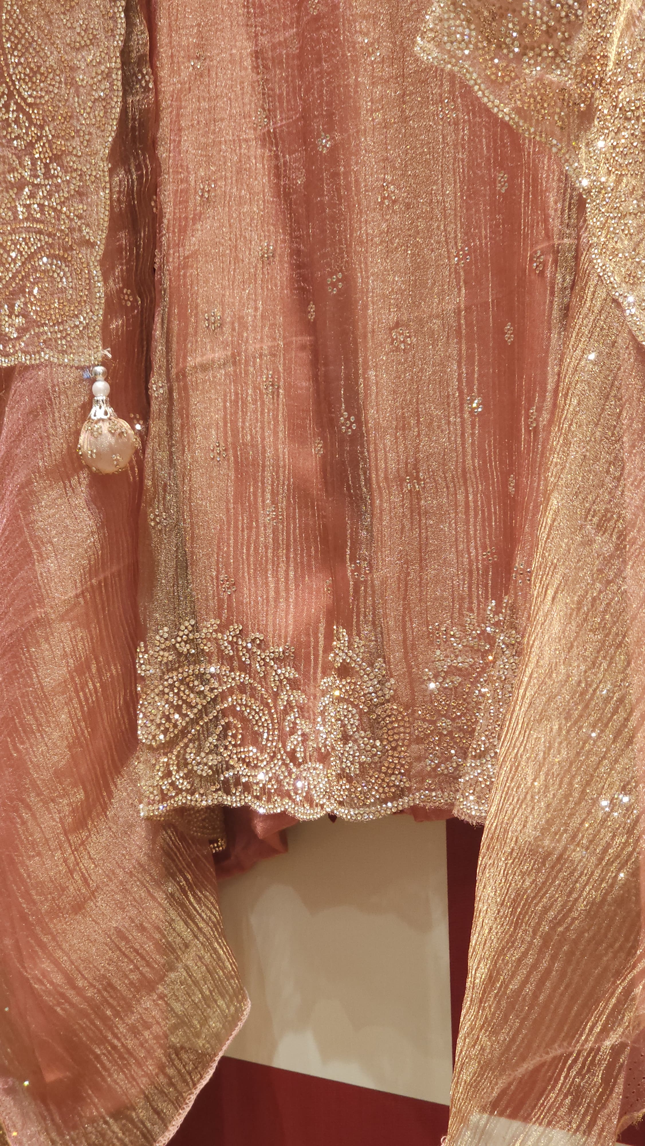 Swarovski Glam in Pure Crushed Tissue