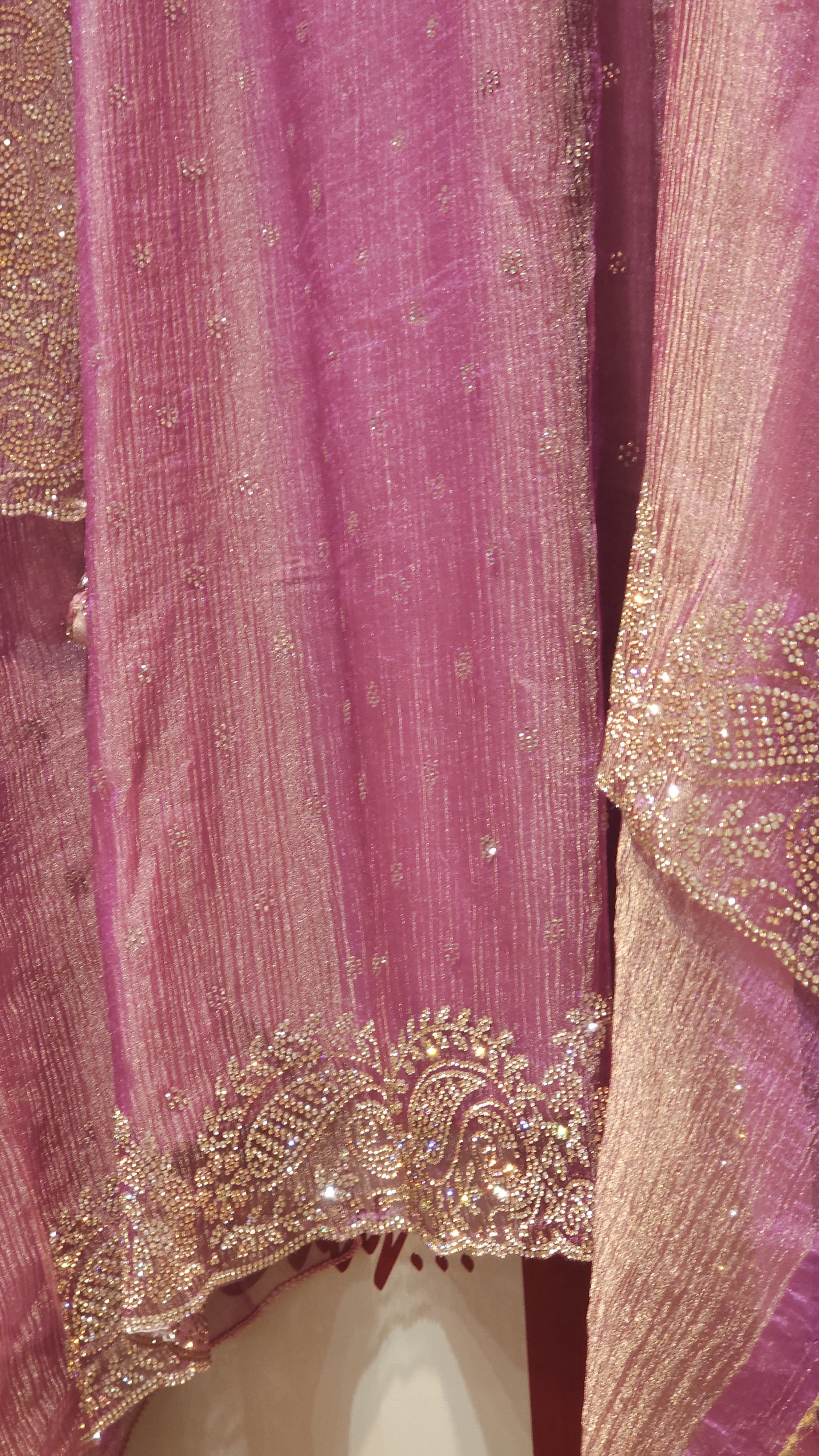 Swarovski Glam in Pure Crushed Tissue
