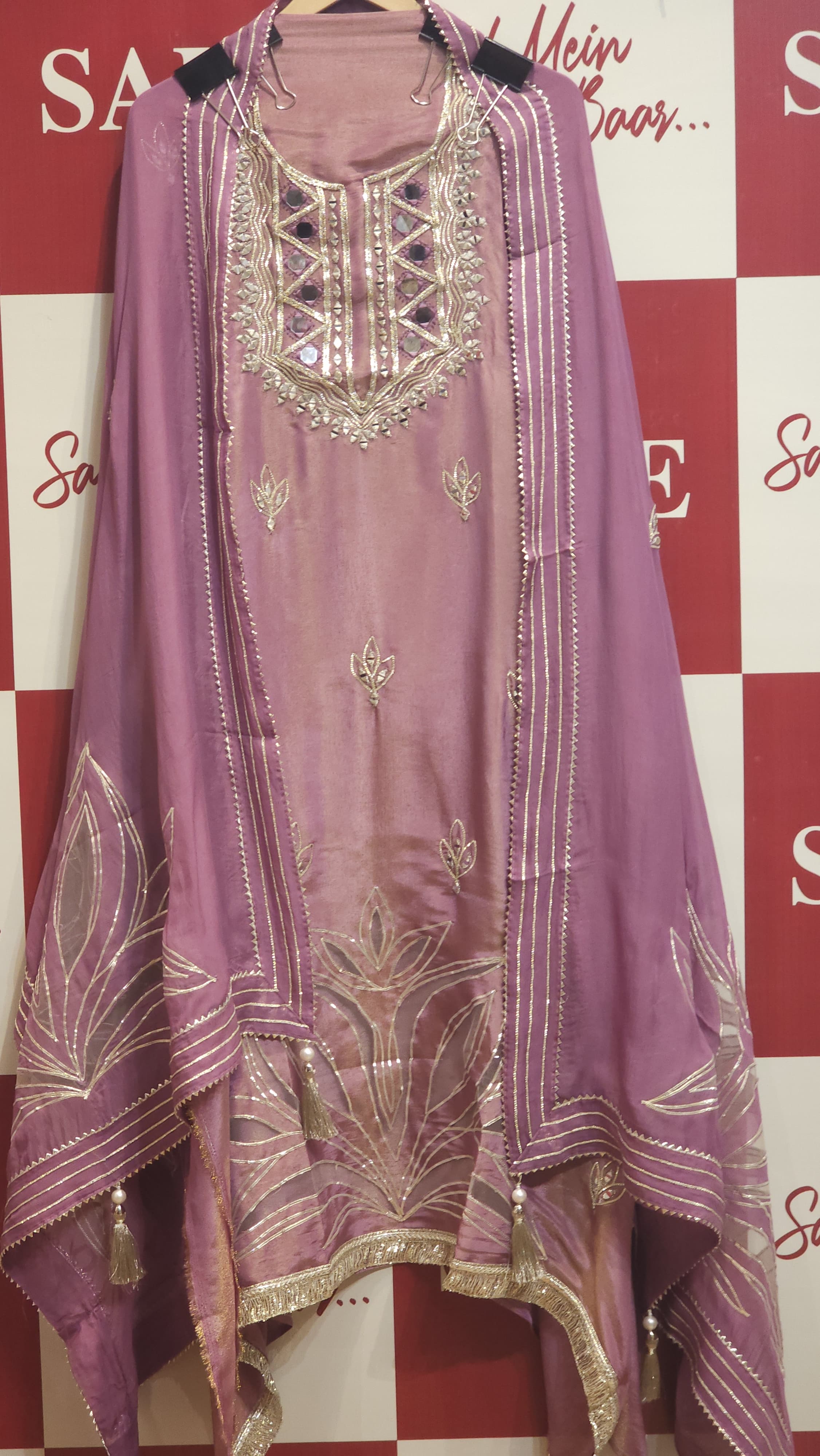 Applique & Mirror Elegance in Soft Tissue