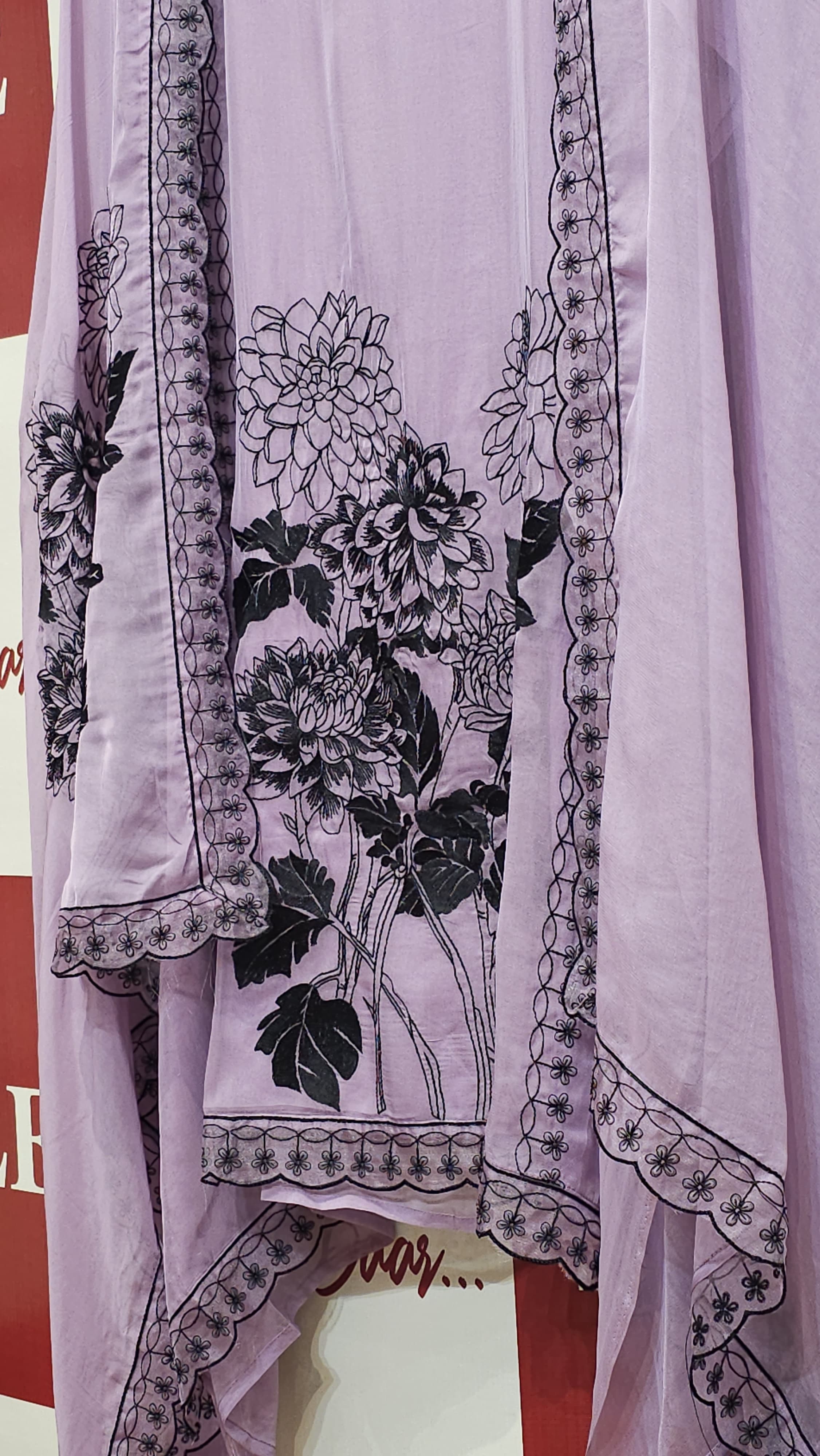 Aari Emroidery Organza Delight