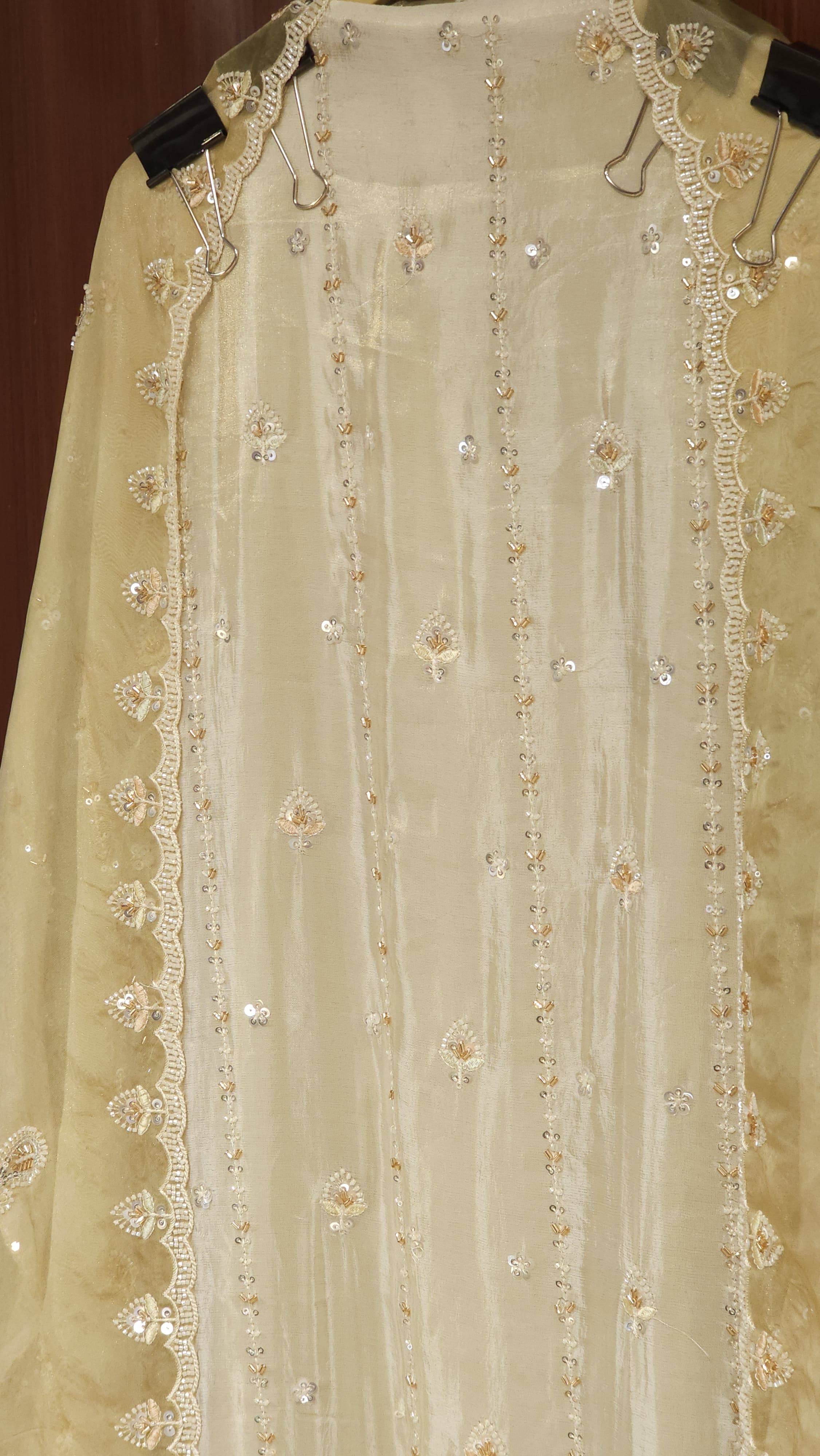 Viral : Pure shimmer tissue suit (New Dupatta)