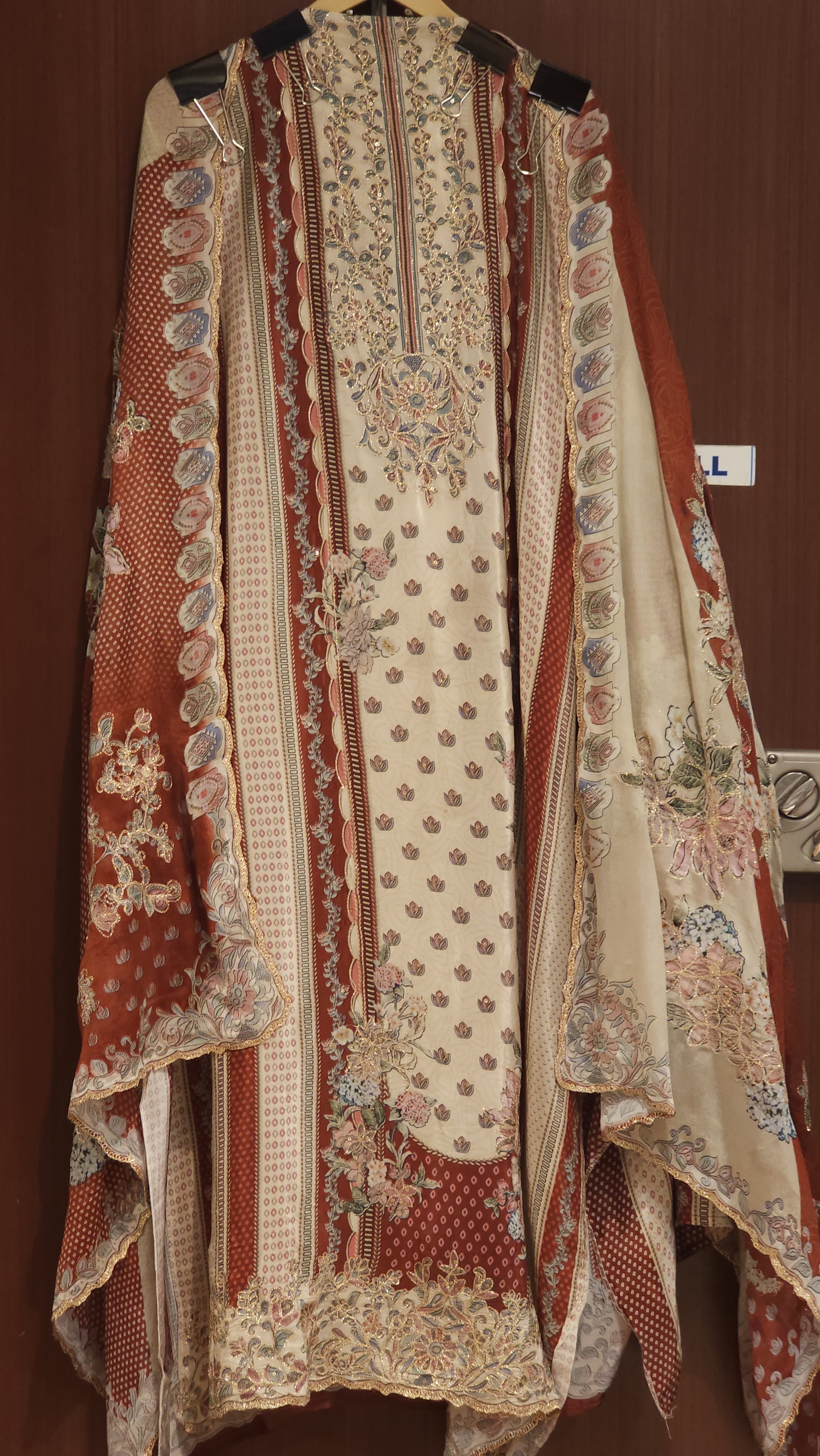Premium Pakistani Crepe Embroidery Suit