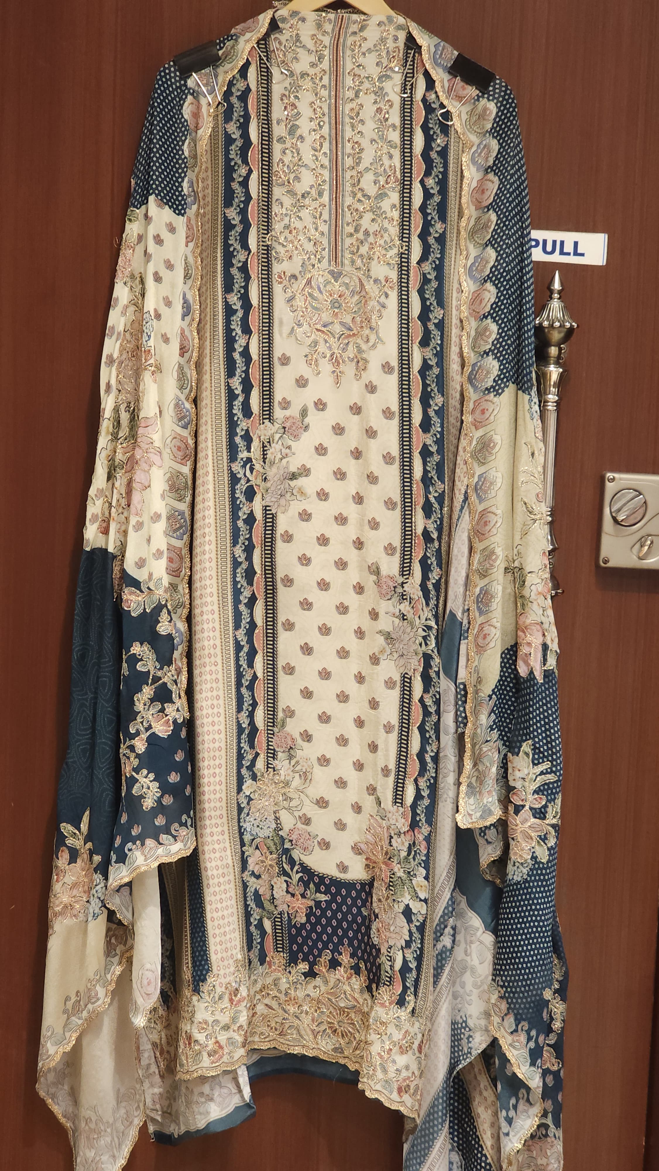 Premium Pakistani Crepe Embroidery Suit