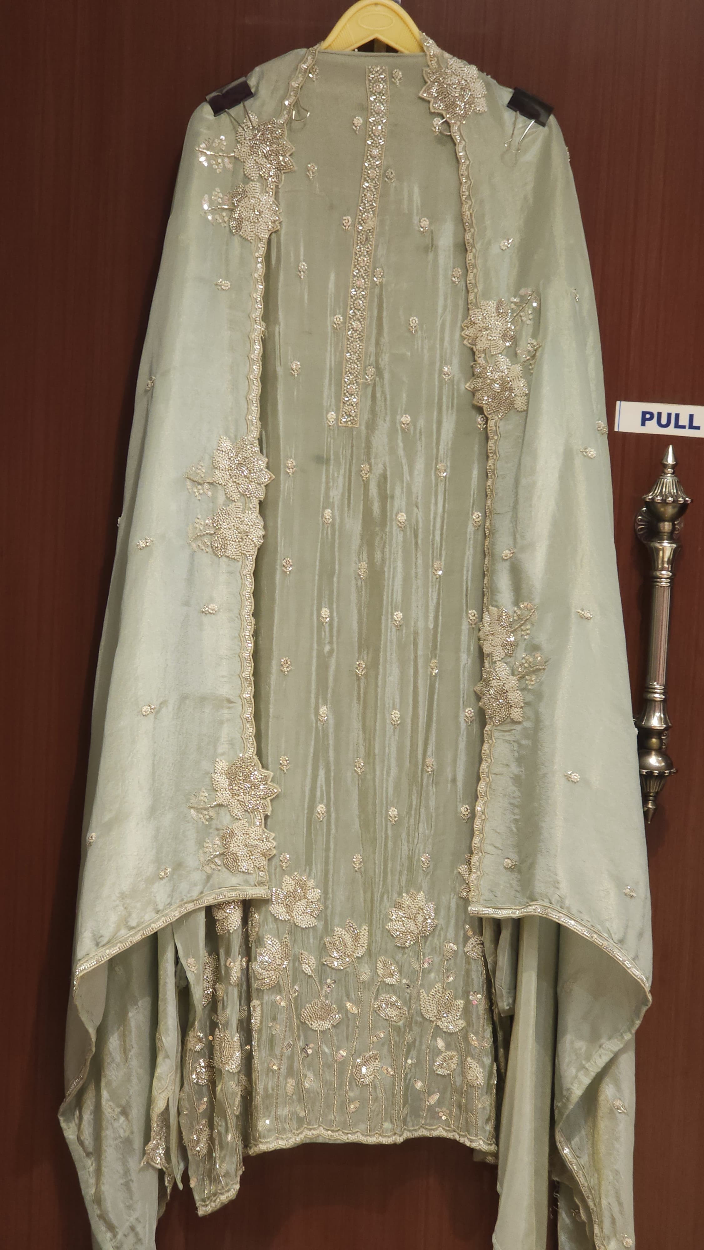 Designer-Inspired Soft Tissue Suit with Embroidery