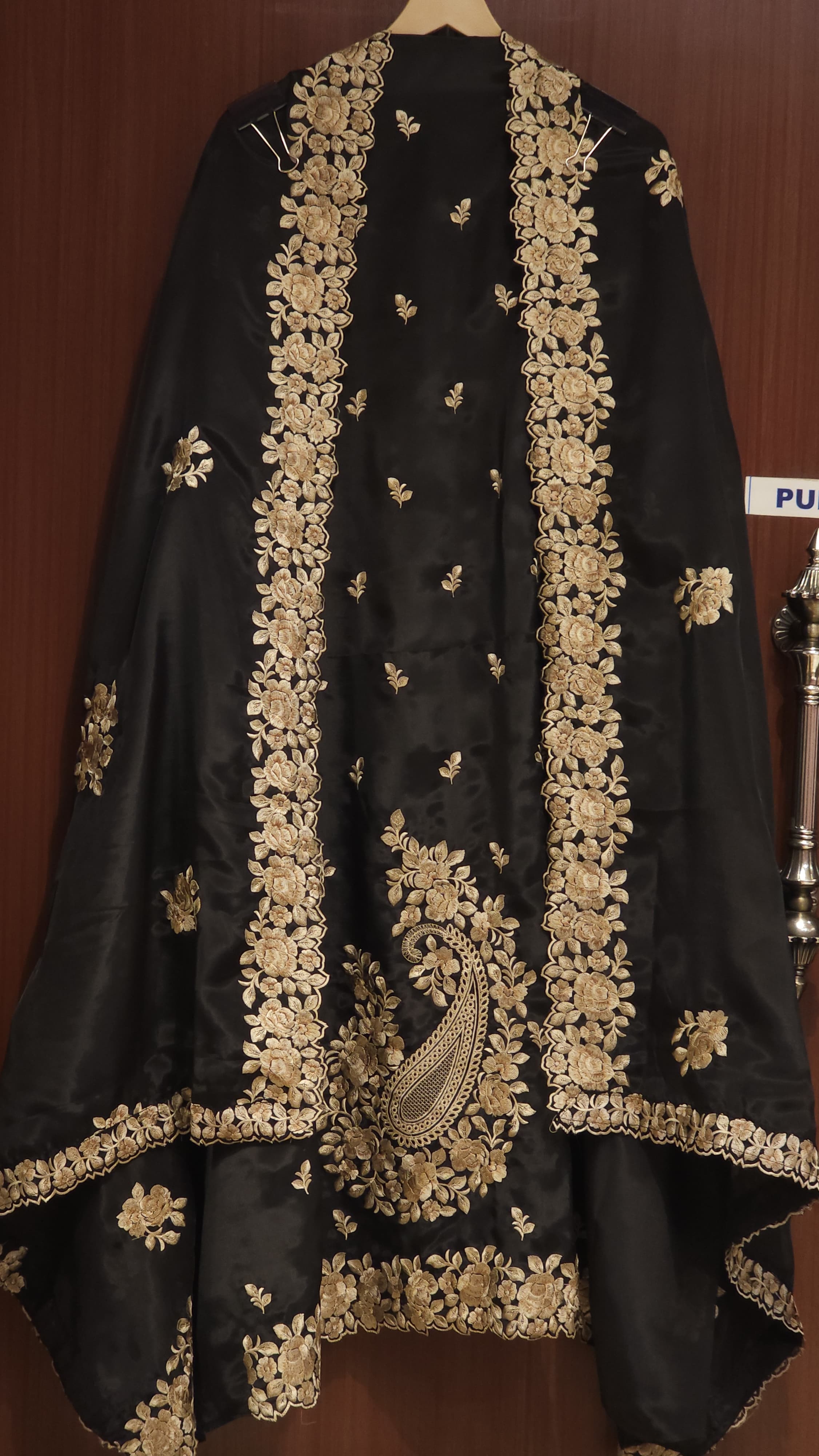 Parsi Embroidery Glass Tissue Suit