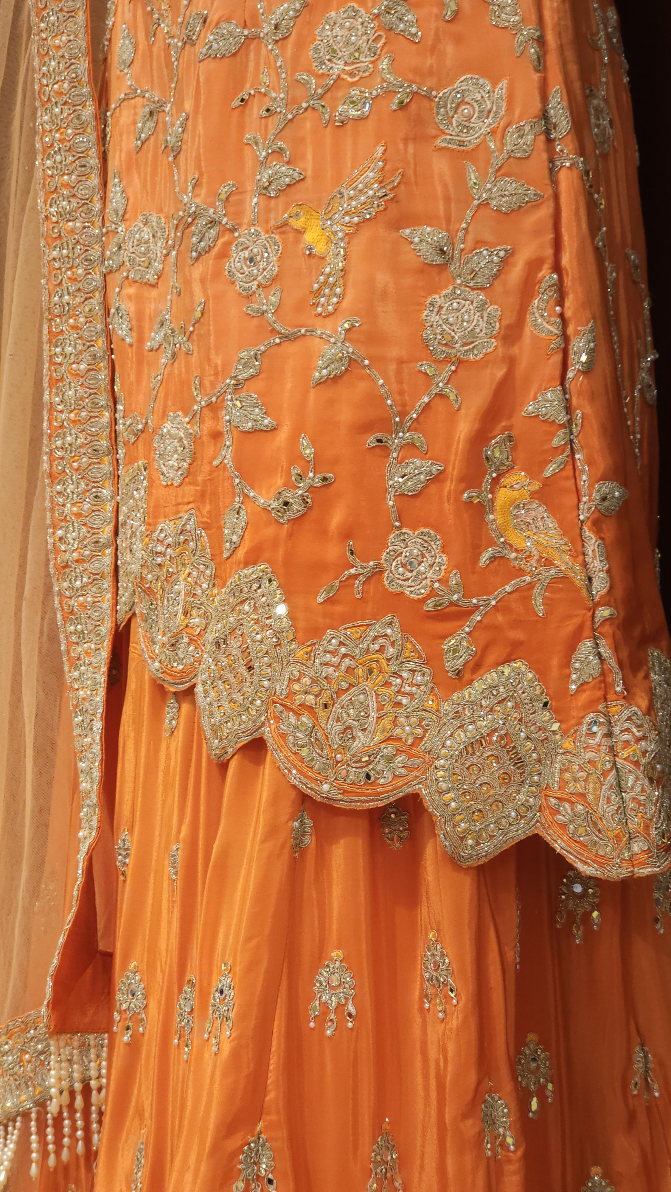 Indo-Western Readymade Sharara Set in Crepe