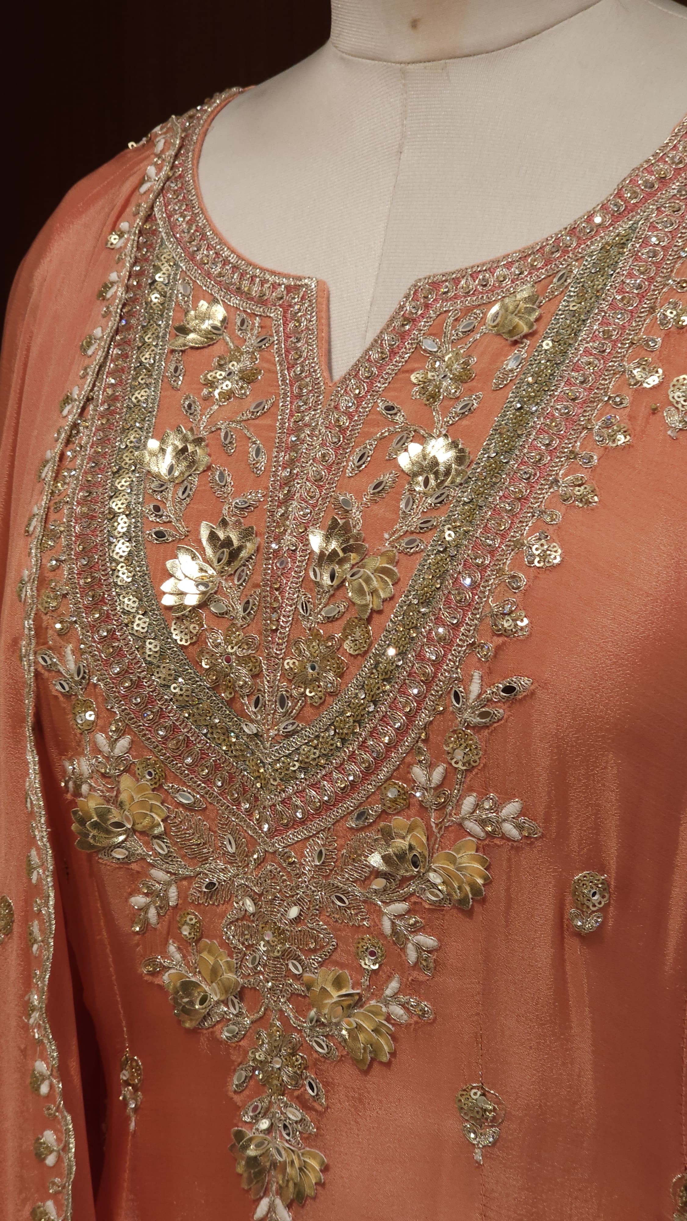 Chinnon Embroidered Readymade Anarkali