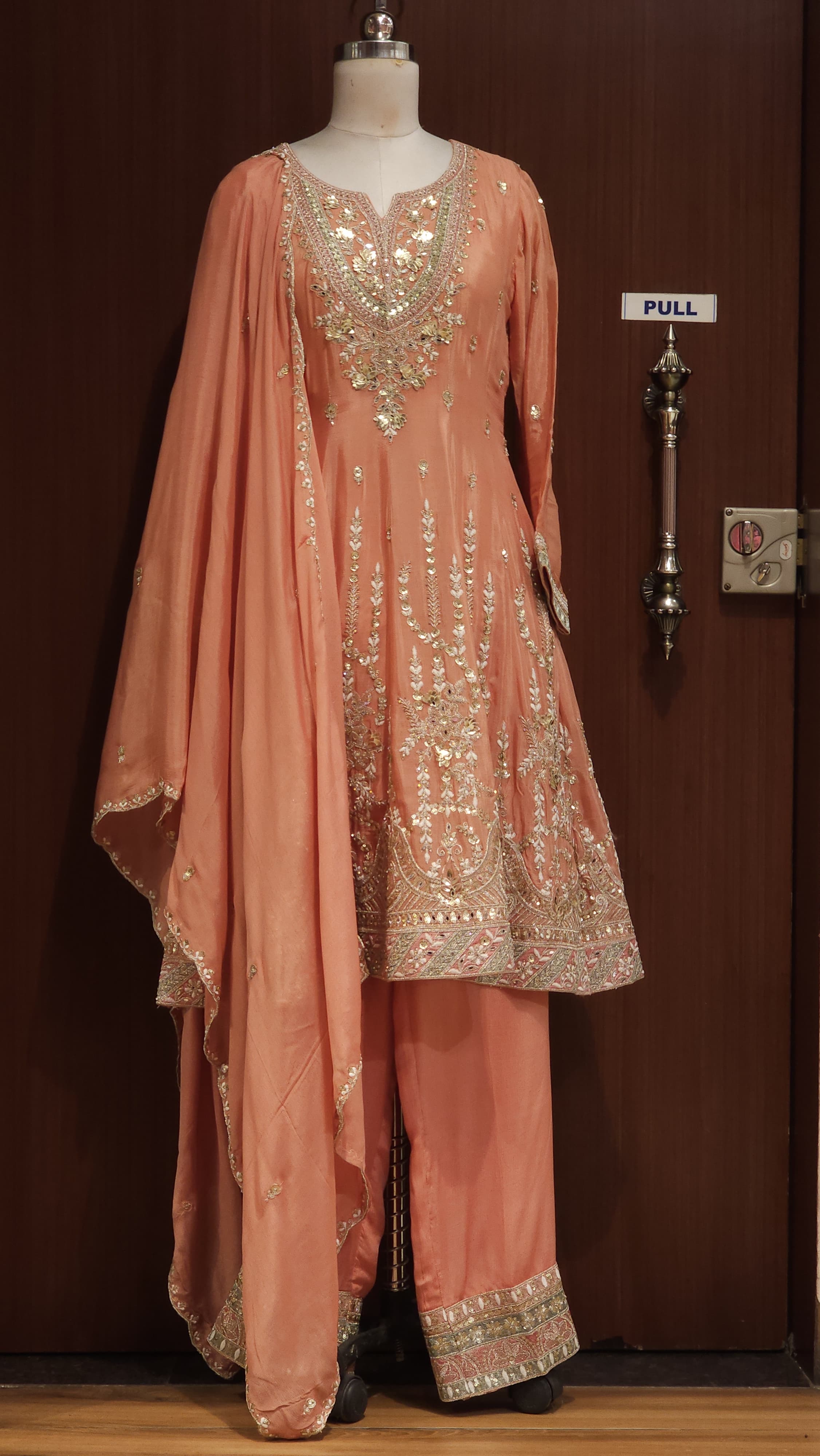 Chinnon Embroidered Readymade Anarkali