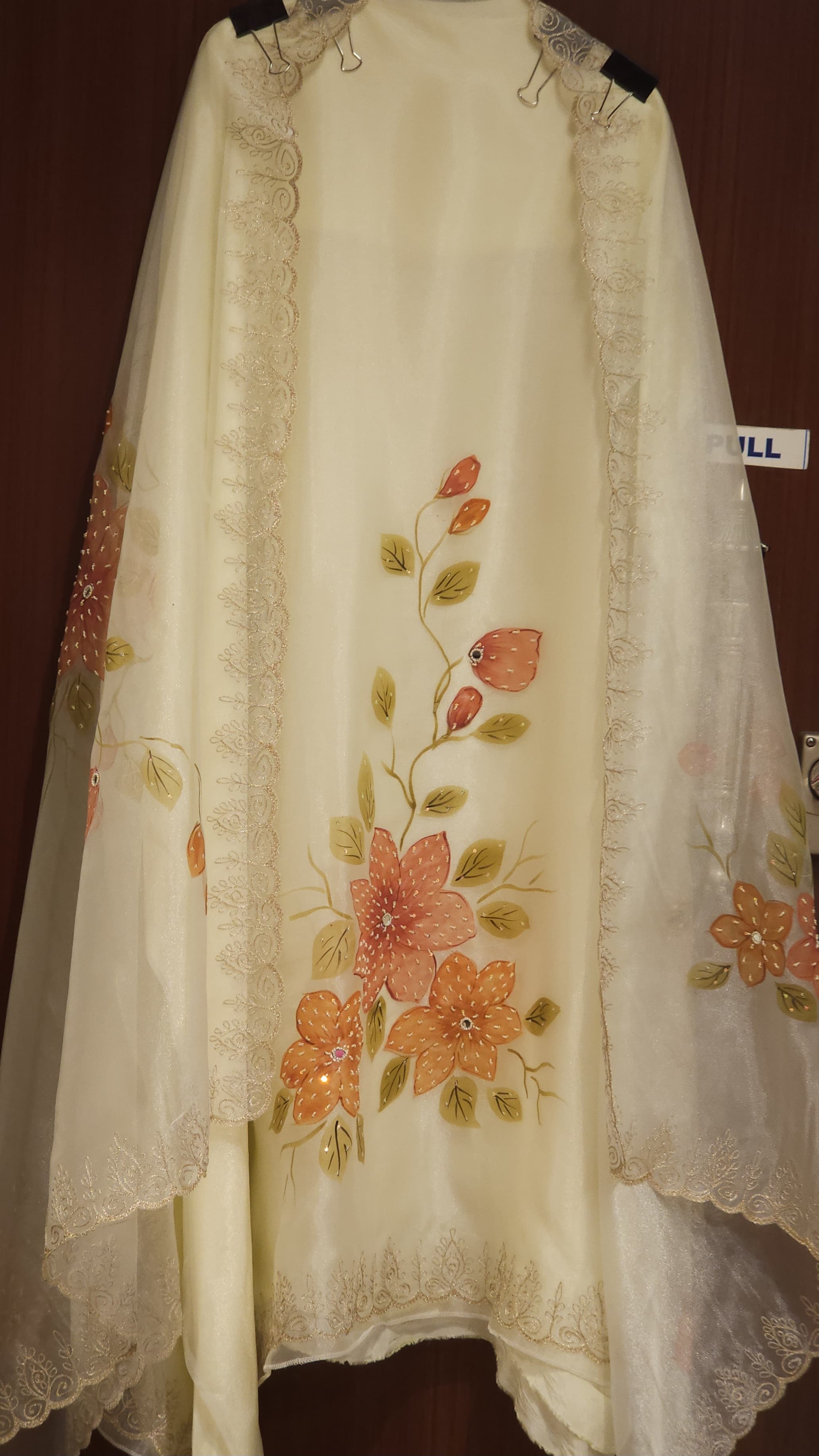 Hand-painted & Embroidered, a rare Luxury Wear