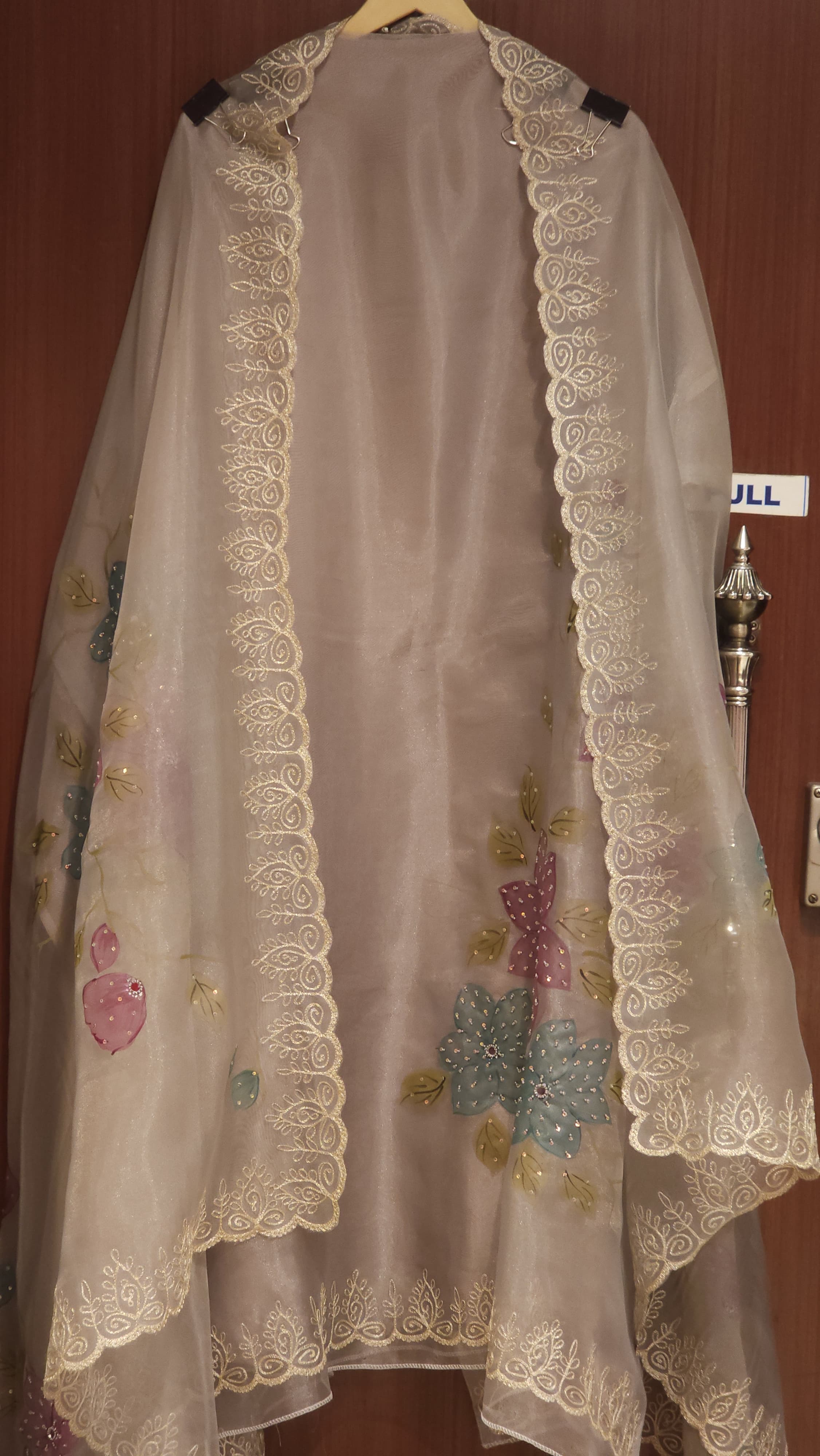 Hand-painted & Embroidered, a rare Luxury Wear