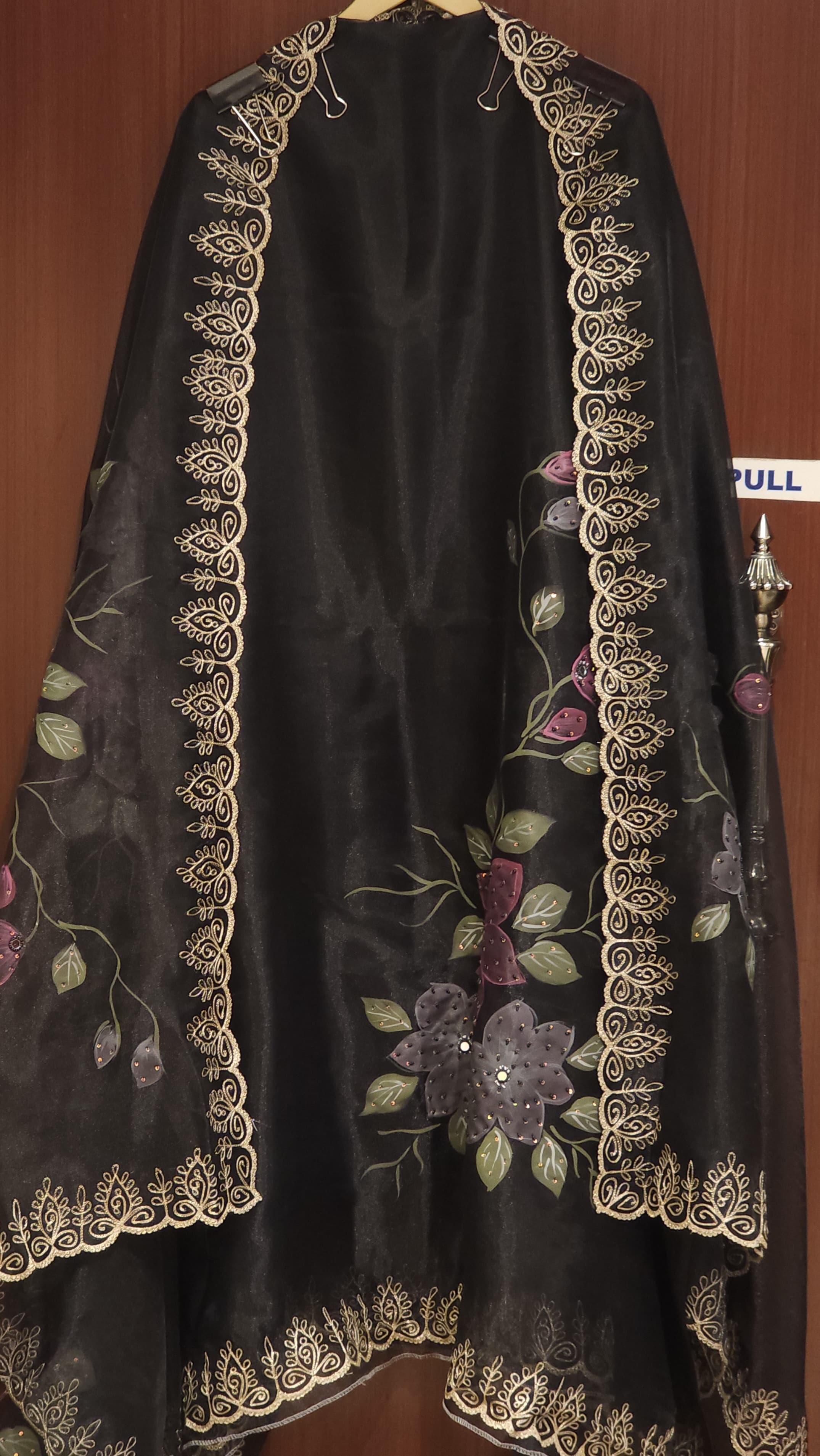 Hand-painted & Embroidered, a rare Luxury Wear
