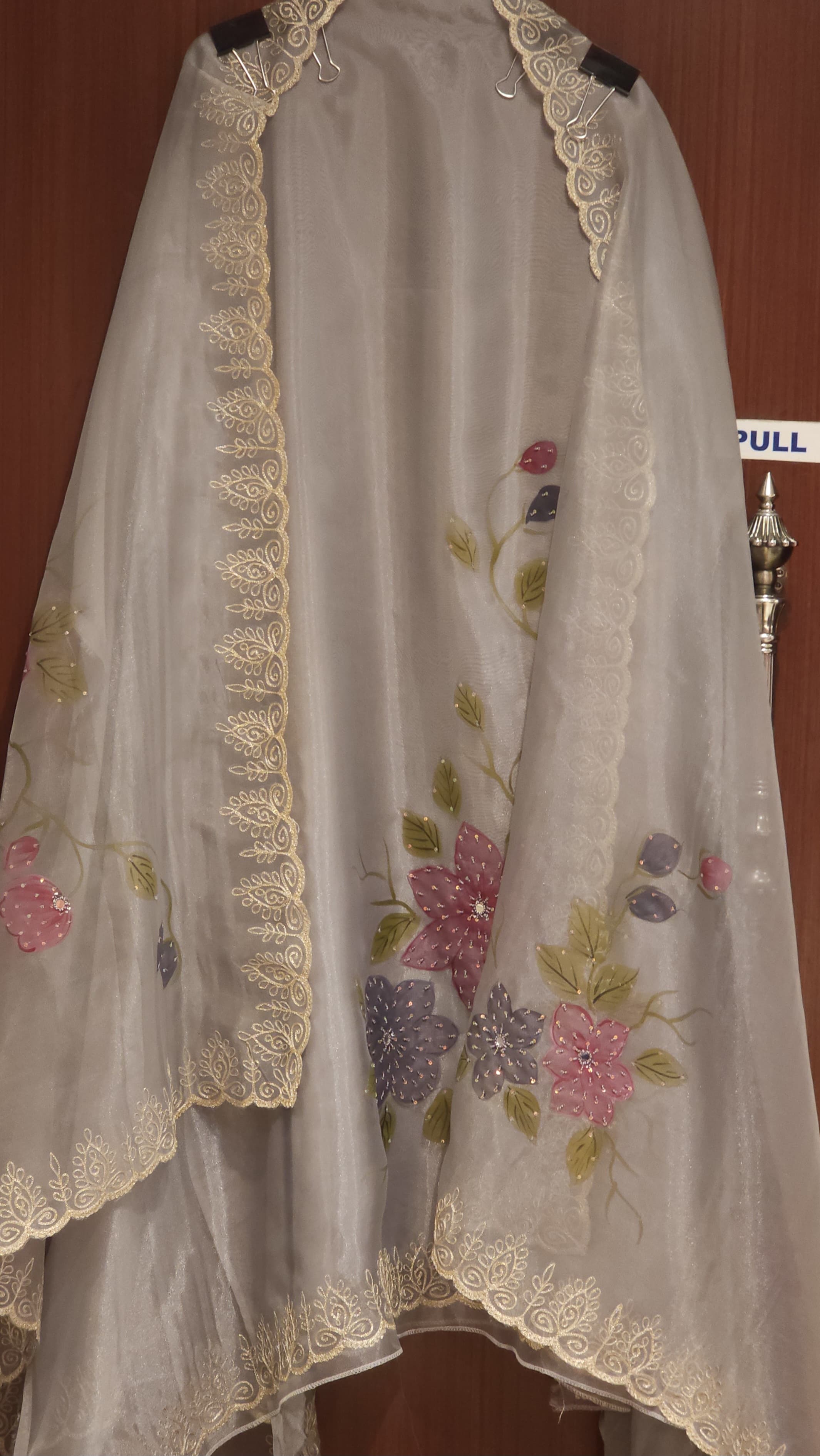 Hand-painted & Embroidered, a rare Luxury Wear