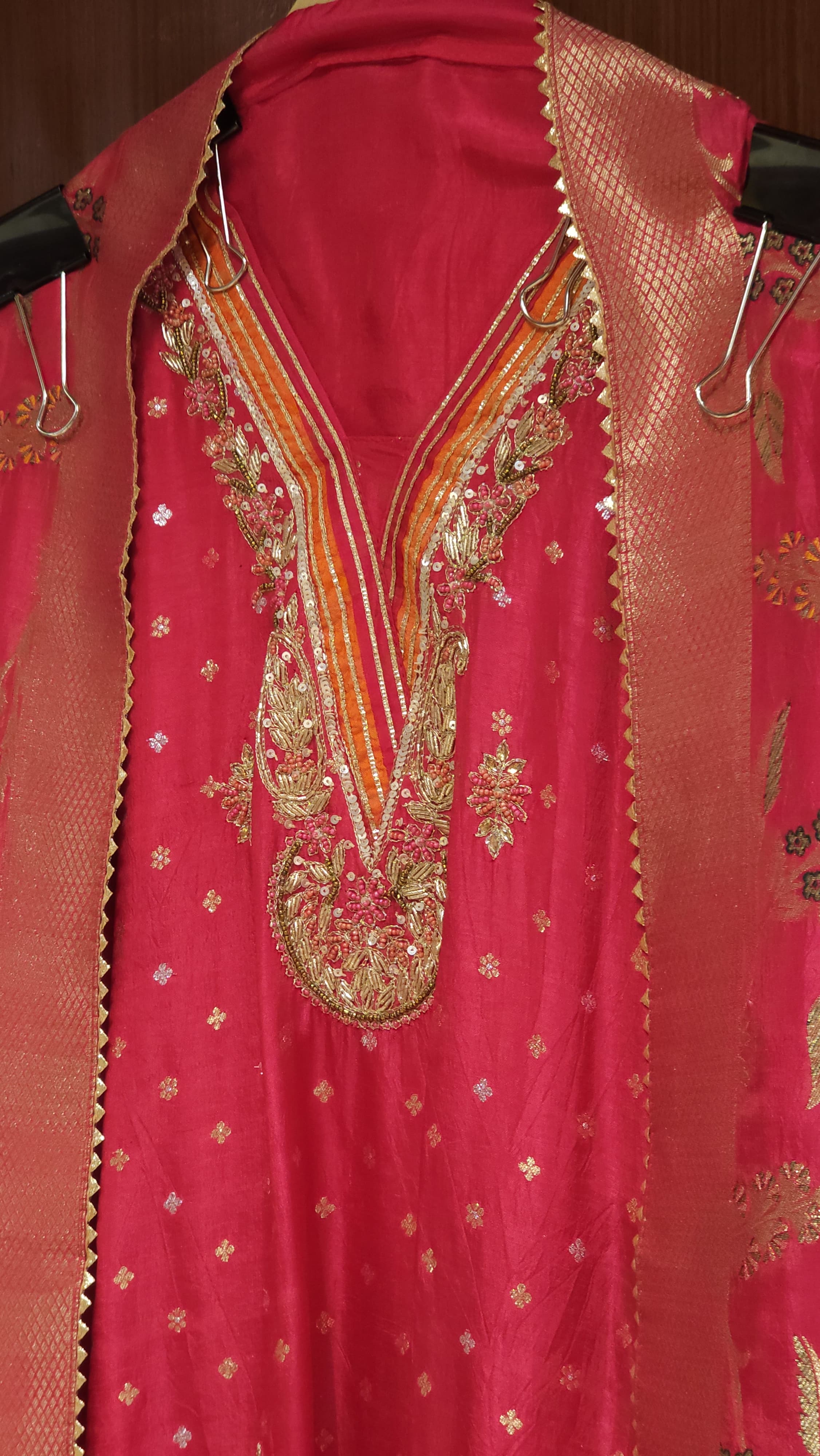 Tanchoi Banarasi Silk Weave Suit