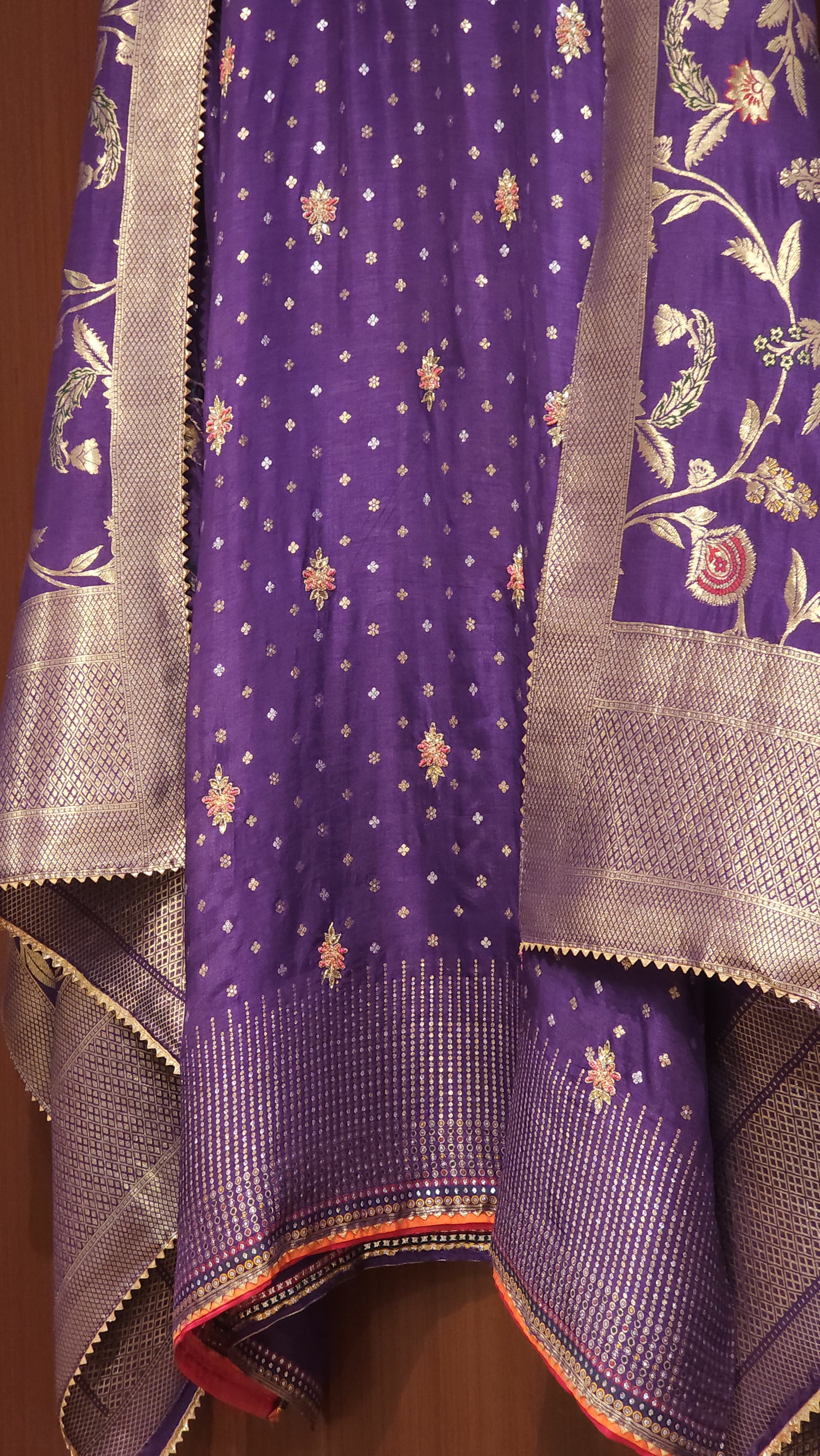 Tanchoi Banarasi Silk Weave Suit