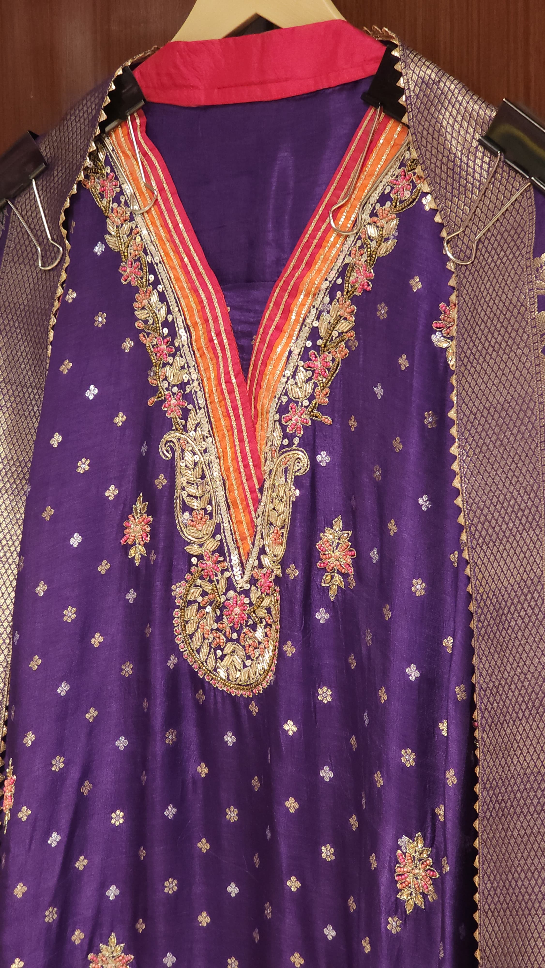 Tanchoi Banarasi Silk Weave Suit