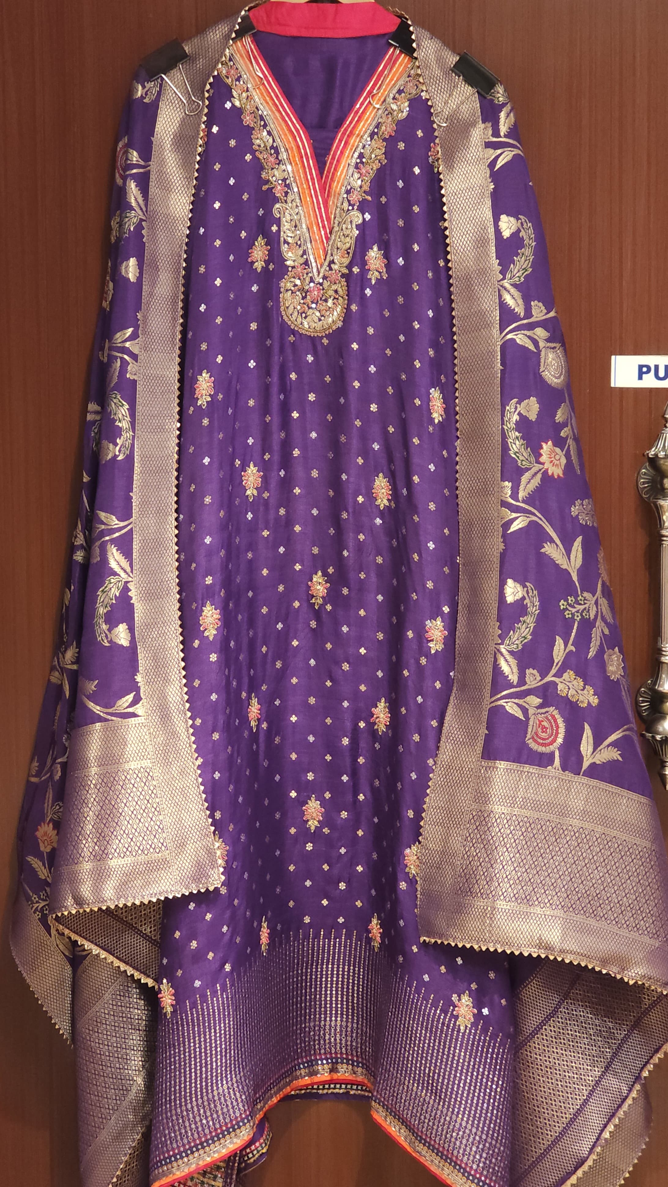 Tanchoi Banarasi Silk Weave Suit