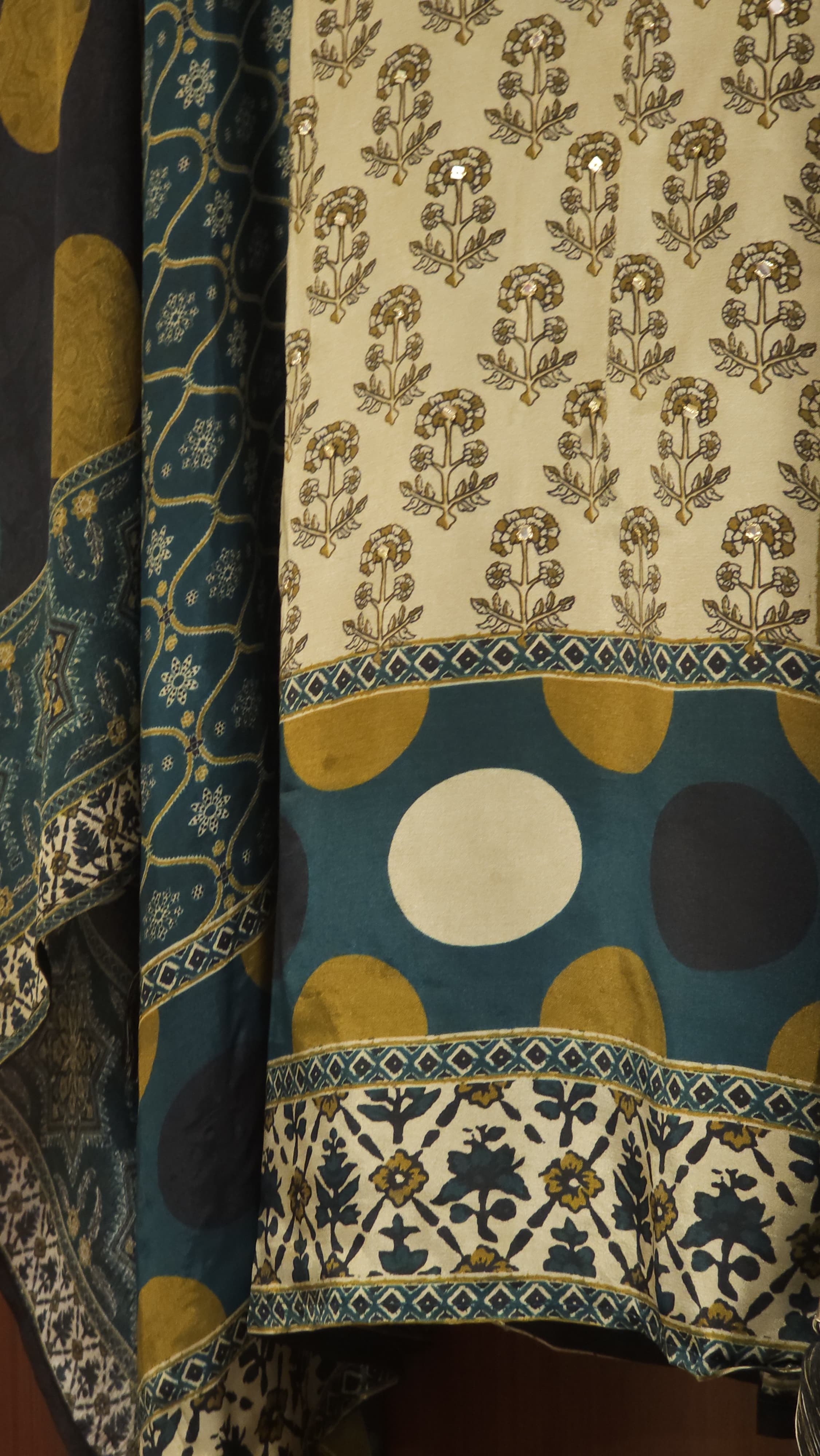 Kalamkari Charm, Crepe & Hand work Suit