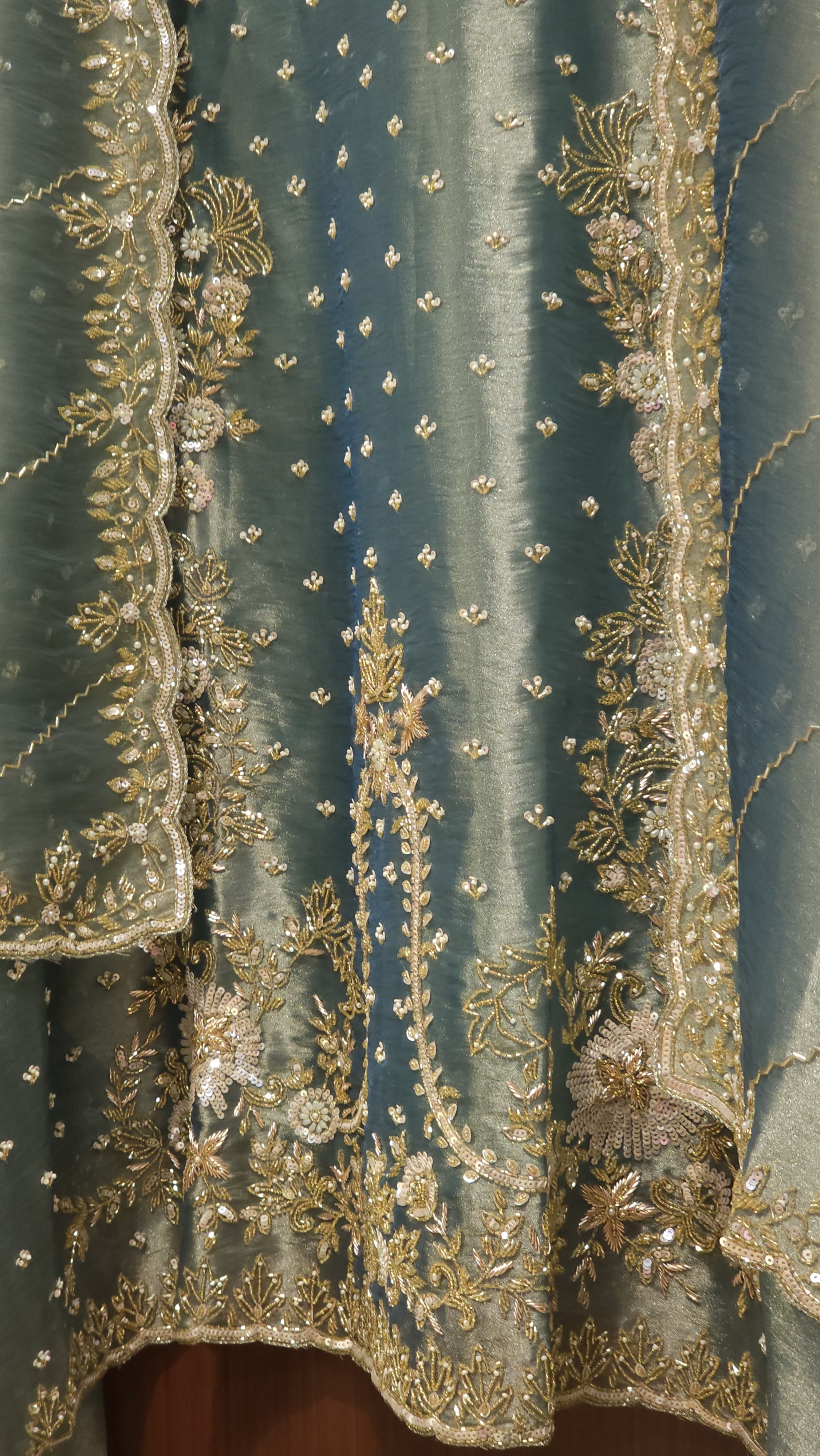 Italian Glass Tissue Handwork Suit