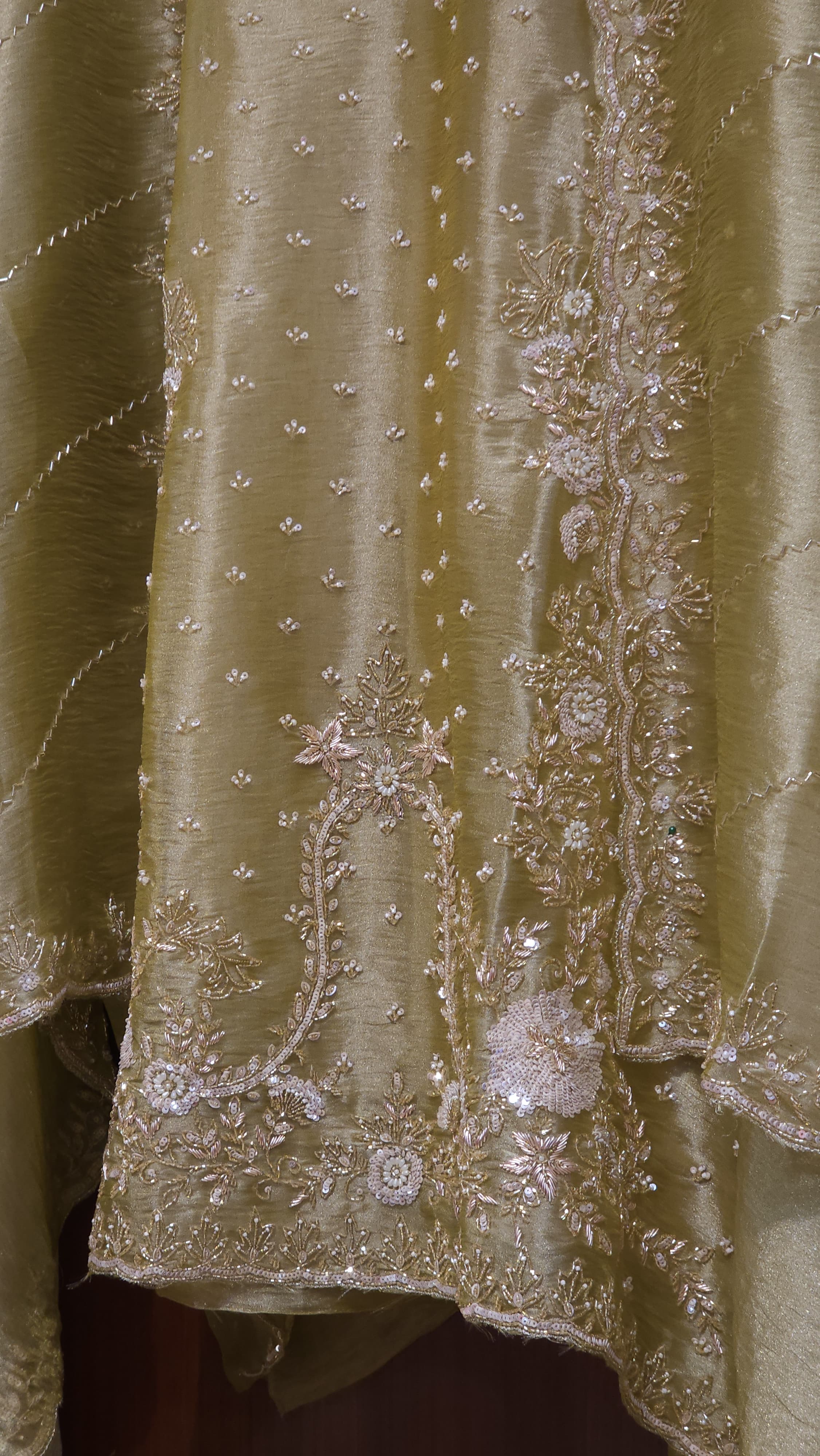 Italian Glass Tissue Handwork Suit