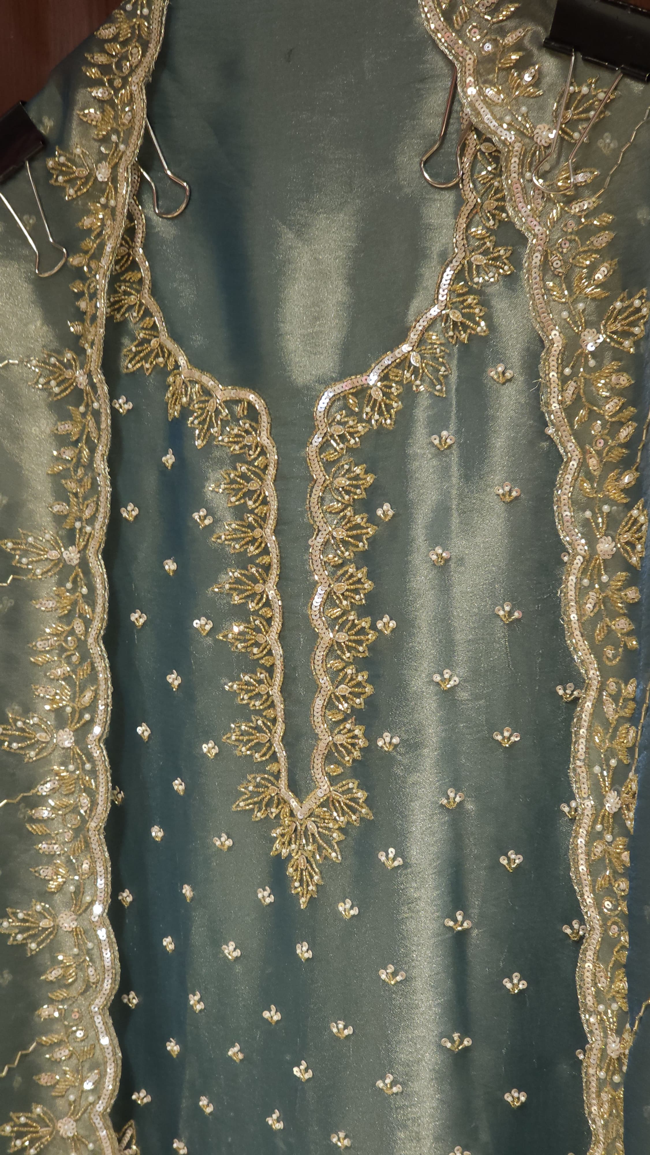 Italian Glass Tissue Handwork Suit
