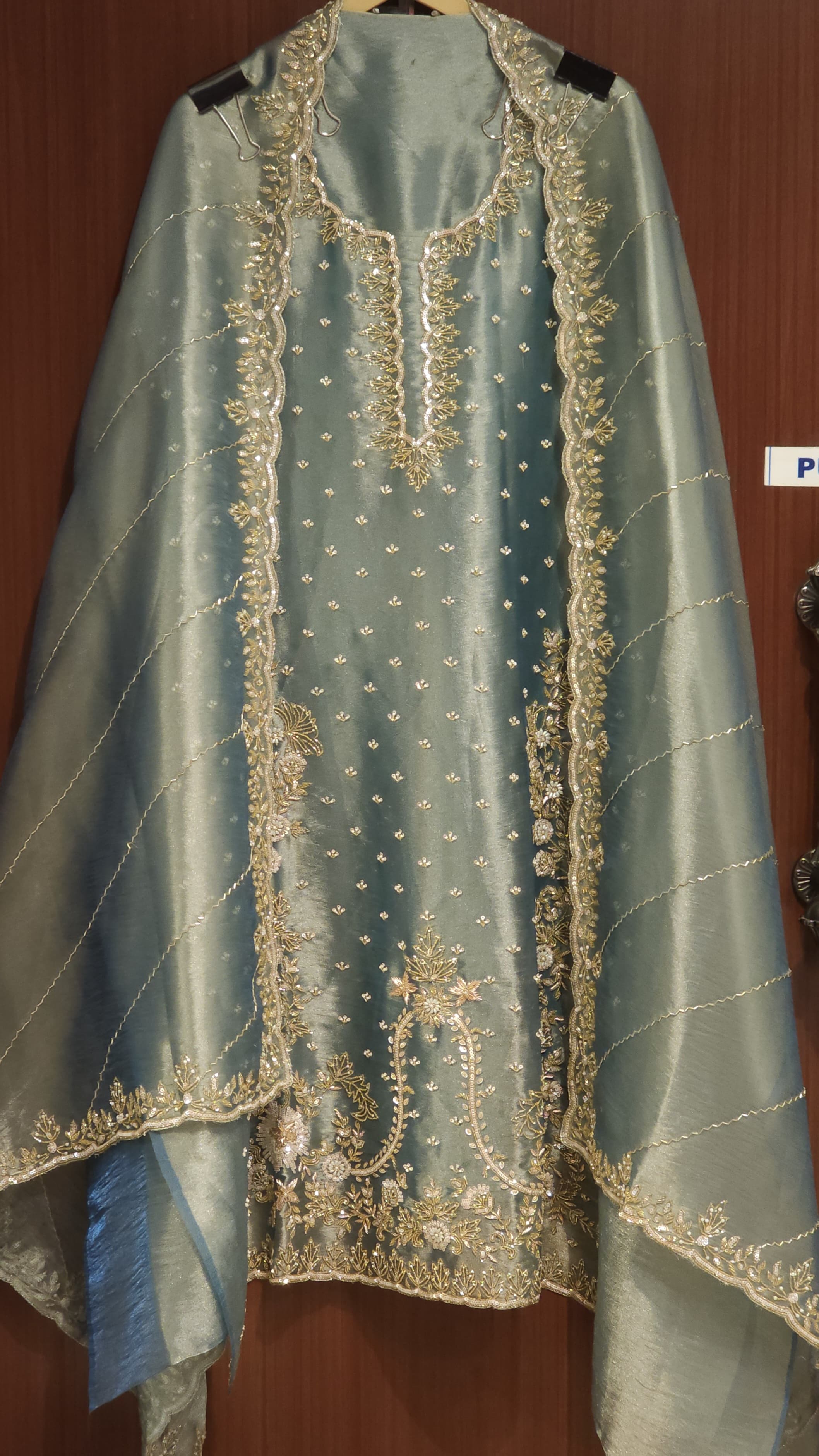 Italian Glass Tissue Handwork Suit