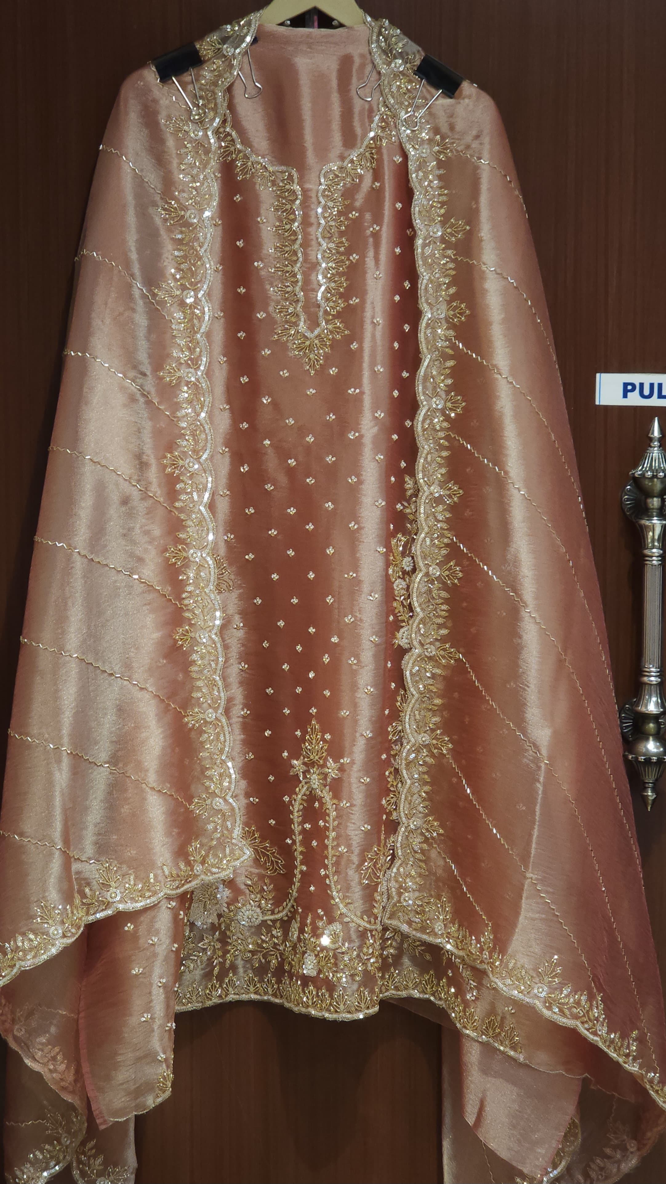 Italian Glass Tissue Handwork Suit