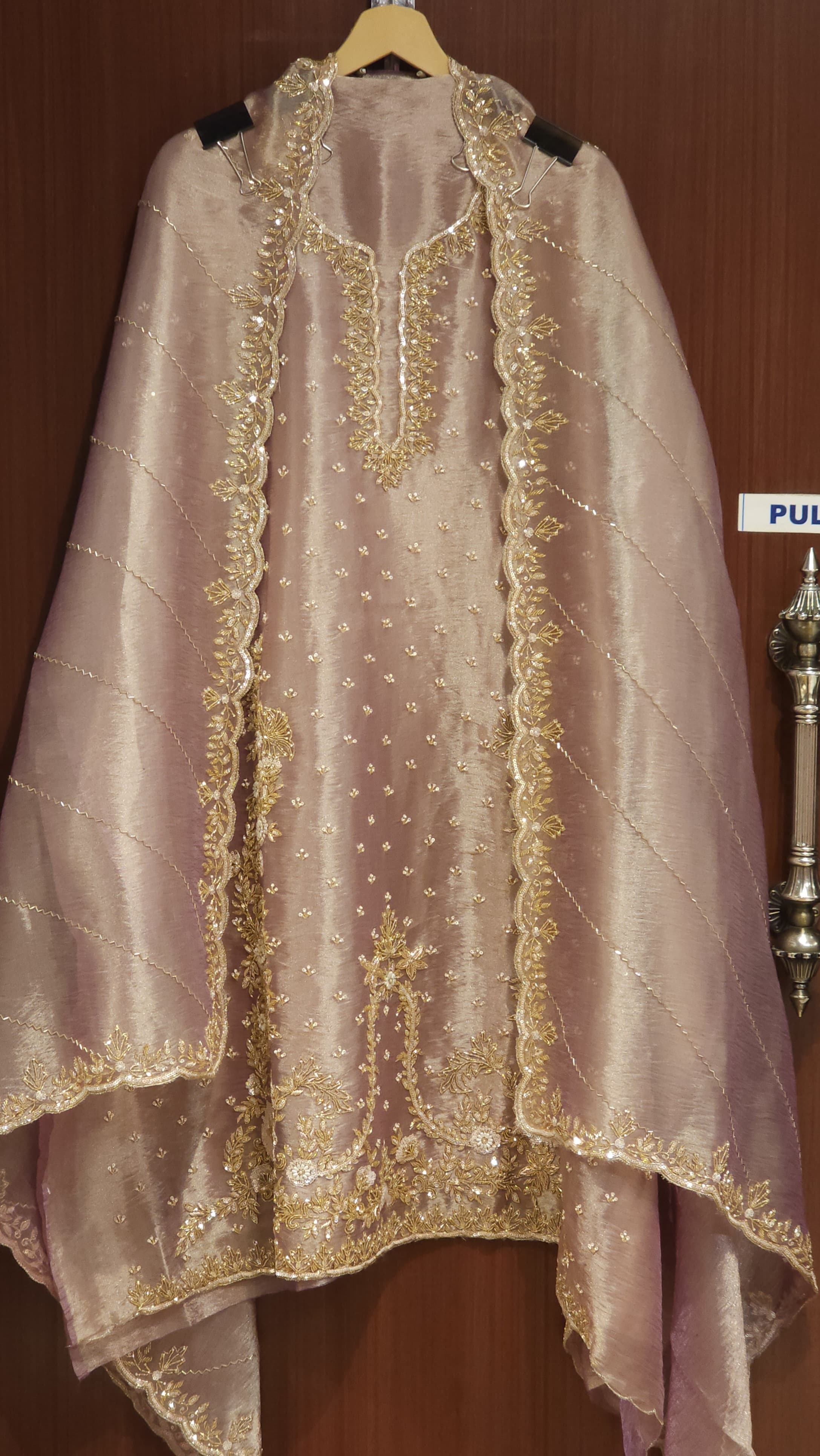 Italian Glass Tissue Handwork Suit