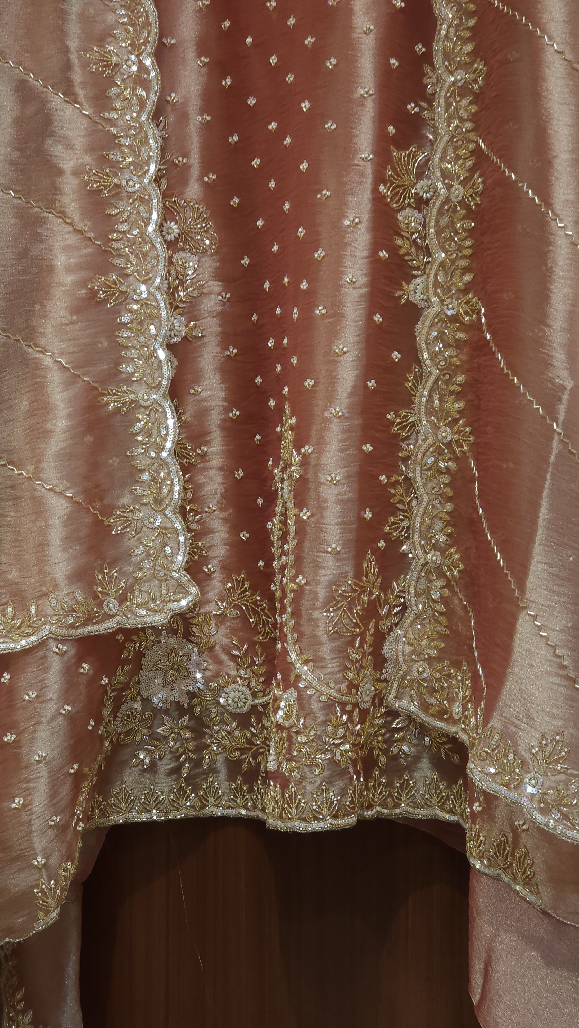 Italian Glass Tissue Handwork Suit