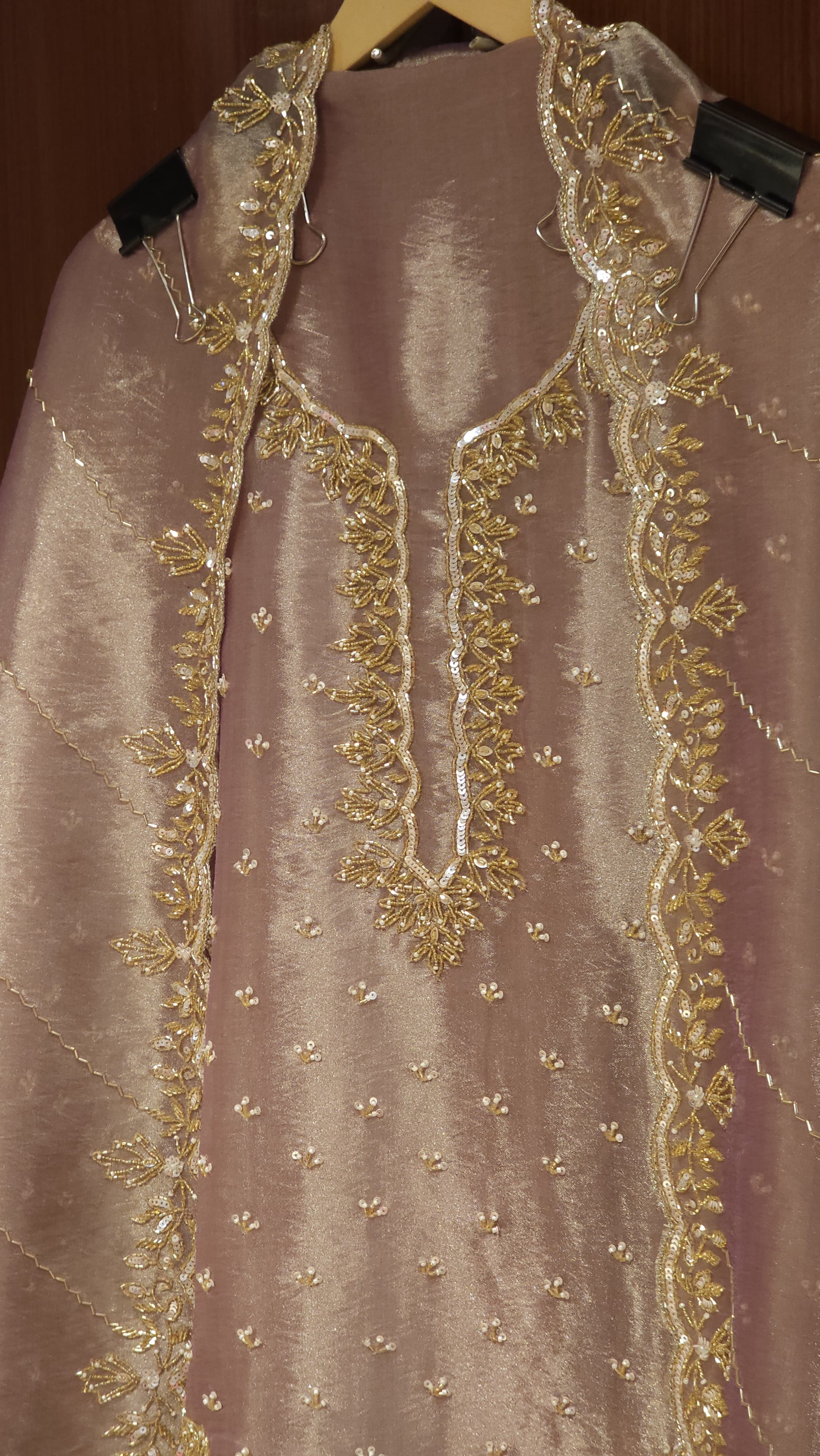 Italian Glass Tissue Handwork Suit